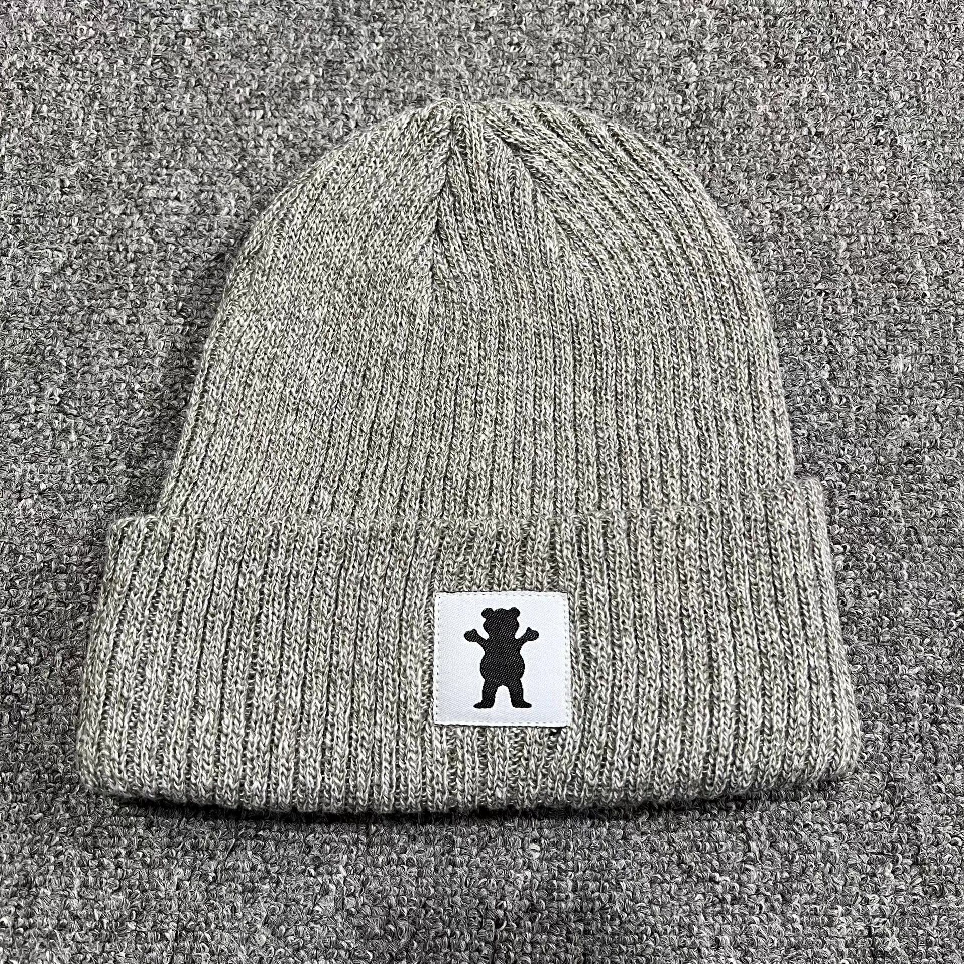 Grizzly Griptape Grizzly Griptape Bear Embroidered Knitted Beanie Q7 Size ONE SIZE - 6 Thumbnail