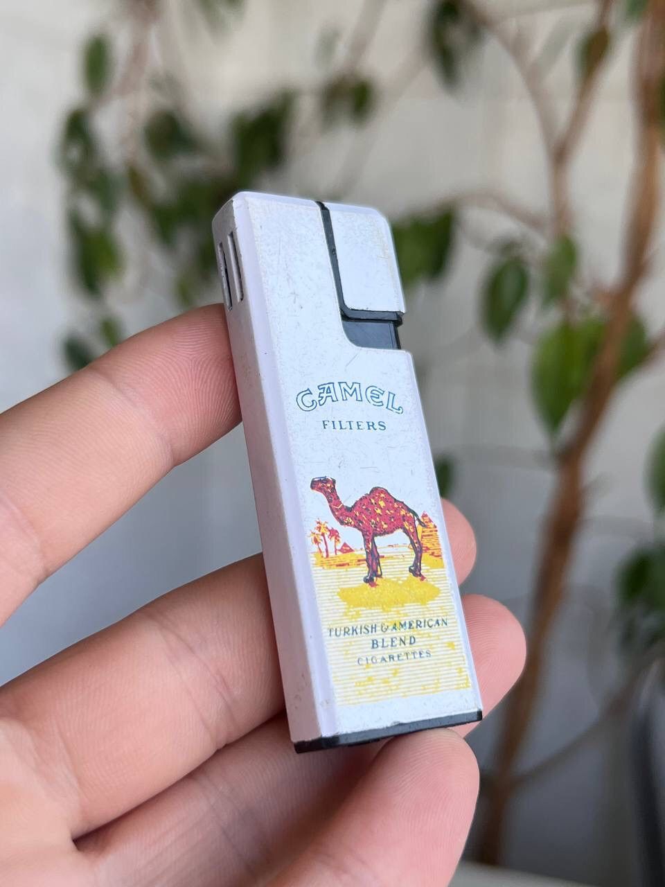 Camel × Marlboro × Vintage Y2K ELEGANCE CAMEL 90s GEOMETRIC METAL PUNK ROCK LIGHTER Size ONE SIZE - 2 Thumbnail