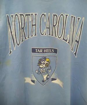 Vintage Vintage 90s UNC Tar Heels North Carolina Size US XL / EU 56 / 4 - 6 Thumbnail