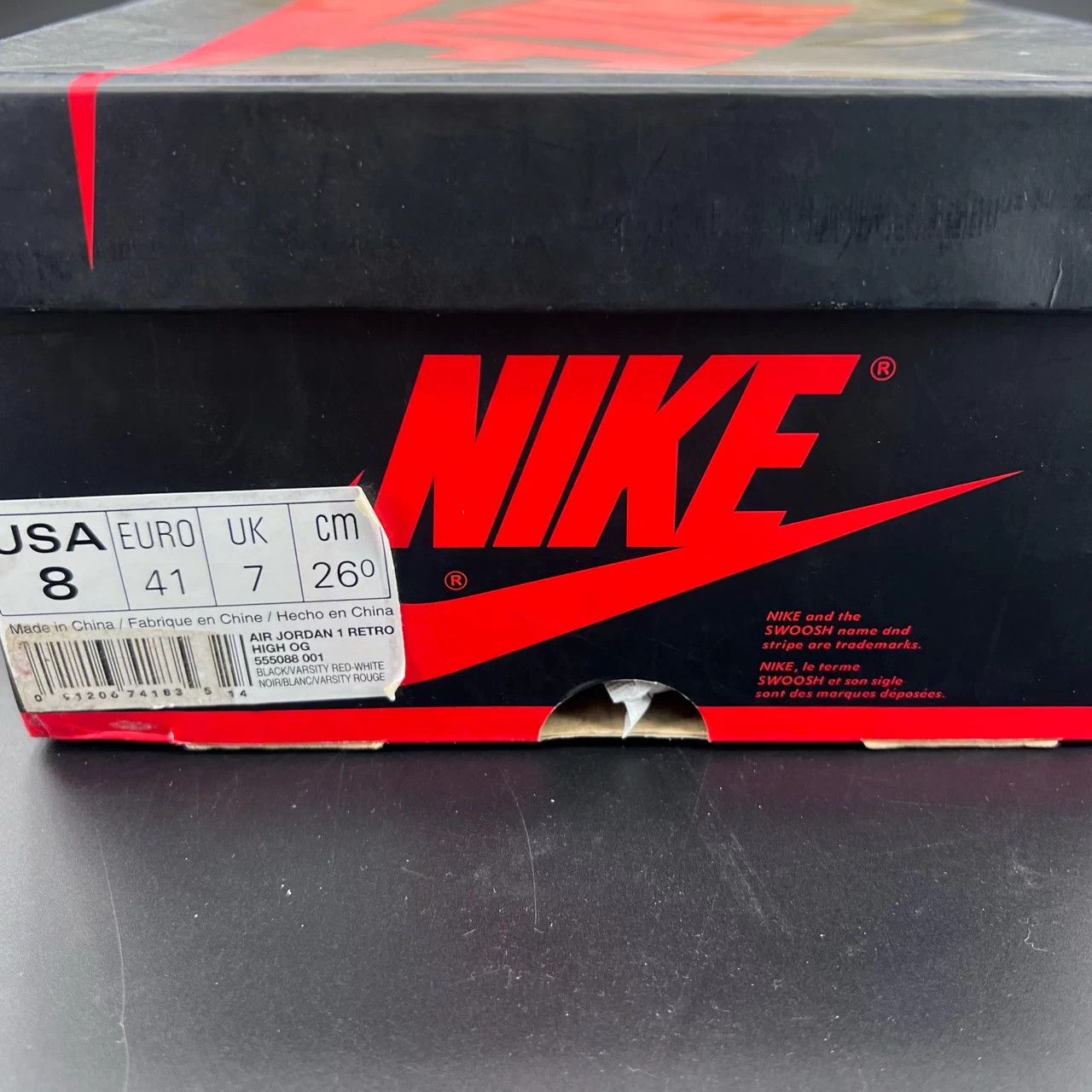 Nike Air Jordan 1 Banned 16 Retro Size 41 Mint Condition Size US 8 / EU 41 - 9 Thumbnail