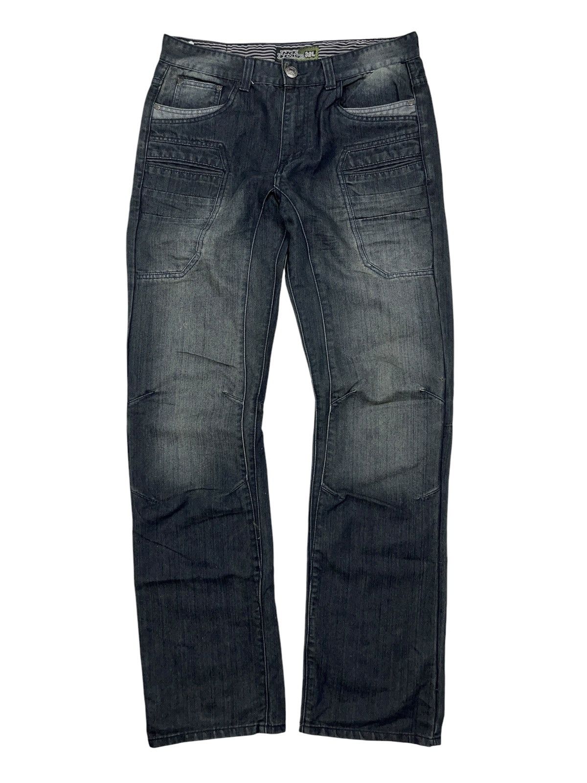 Japanese Brand × No Fear × Vintage Vintage y2k No Fear Washed Cargo Jeans Japanese Style Size US 32 / EU 48 - 1 Thumbnail