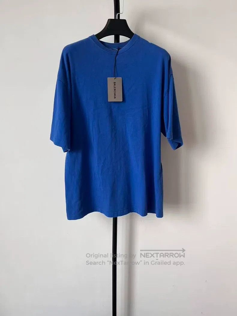 Balenciaga Balenciaga Logo Print Round Neck Short Sleeve T-Shirt Regu Size US S / EU 44-46 / 1 - 2 Thumbnail
