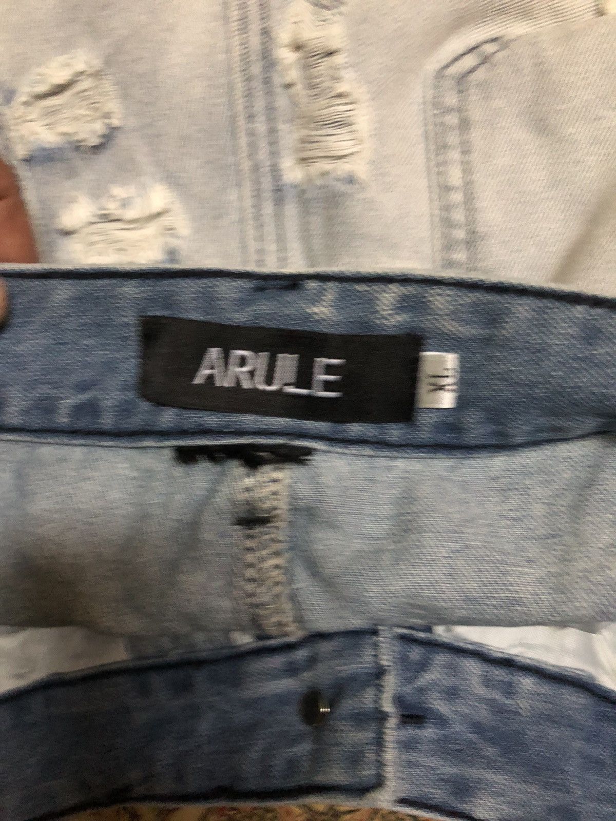 If Six Was Nine × Japanese Brand × Visvim Arule Distressed Visvim Inspired Denim Pants Size US 32 / EU 48 - 3 Thumbnail
