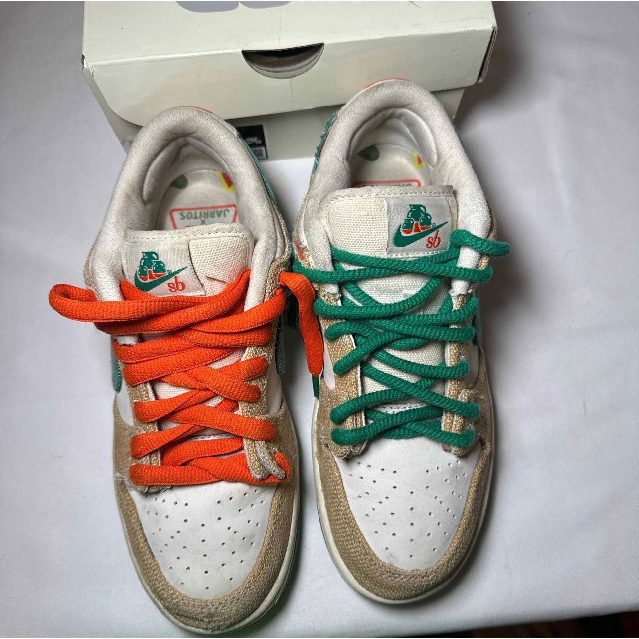 Jordan Brand × Nike Size 6.5 - Nike Jarritos x Nike Dunk Low SB Men's Shoes Size US 6.5 / EU 39-40 - 4 Thumbnail
