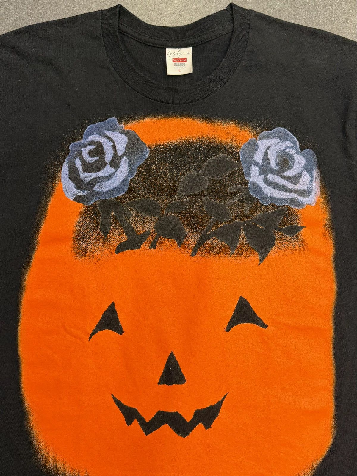 Supreme FW22 Supreme Yohji Yamamoto Pumpkin Tee Size US L / EU 52-54 / 3 - 3 Thumbnail