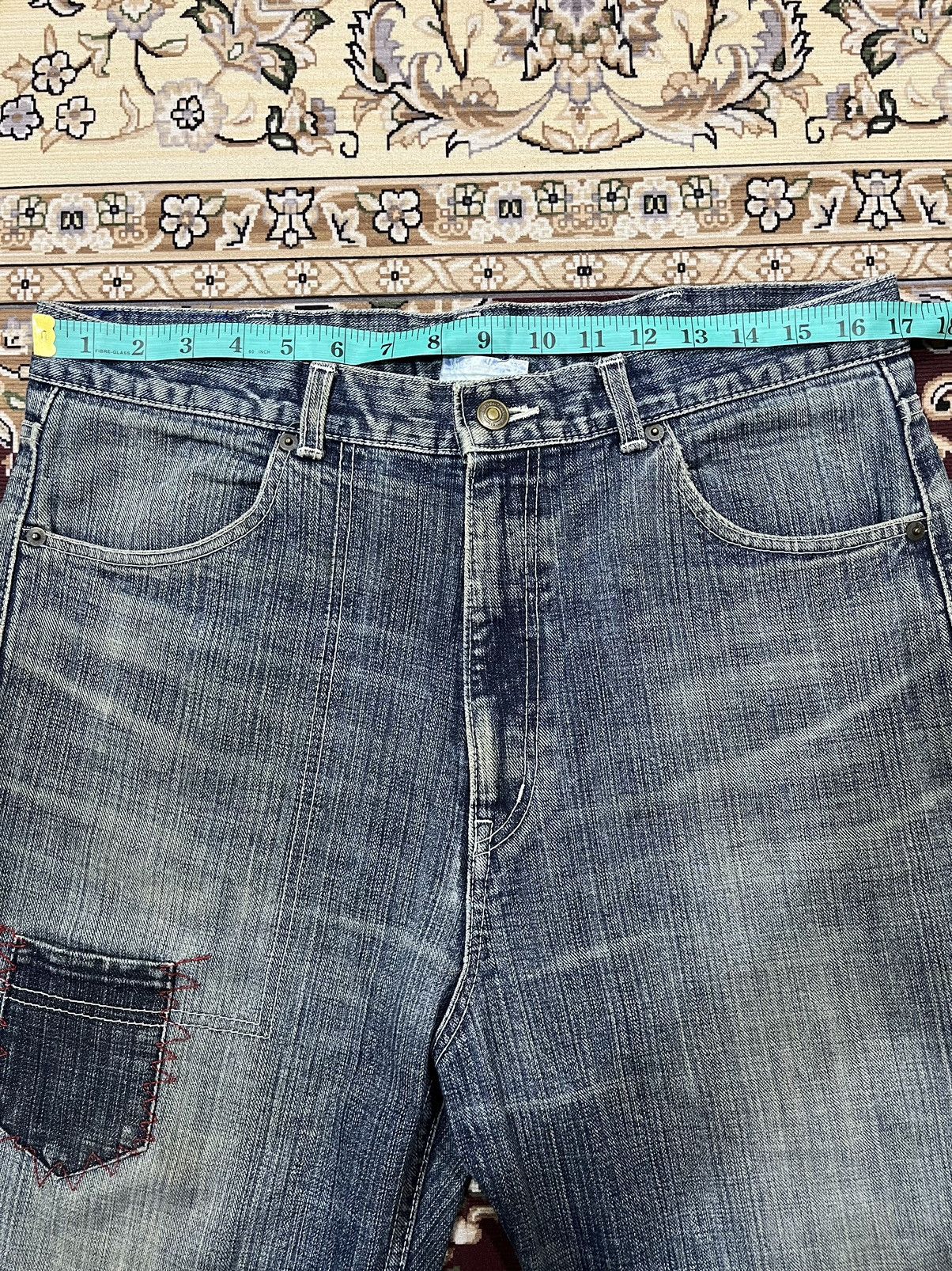 Swagger Swagger Japanese Brand Patchwork Denim Size US 34 / EU 50 - 20 Thumbnail