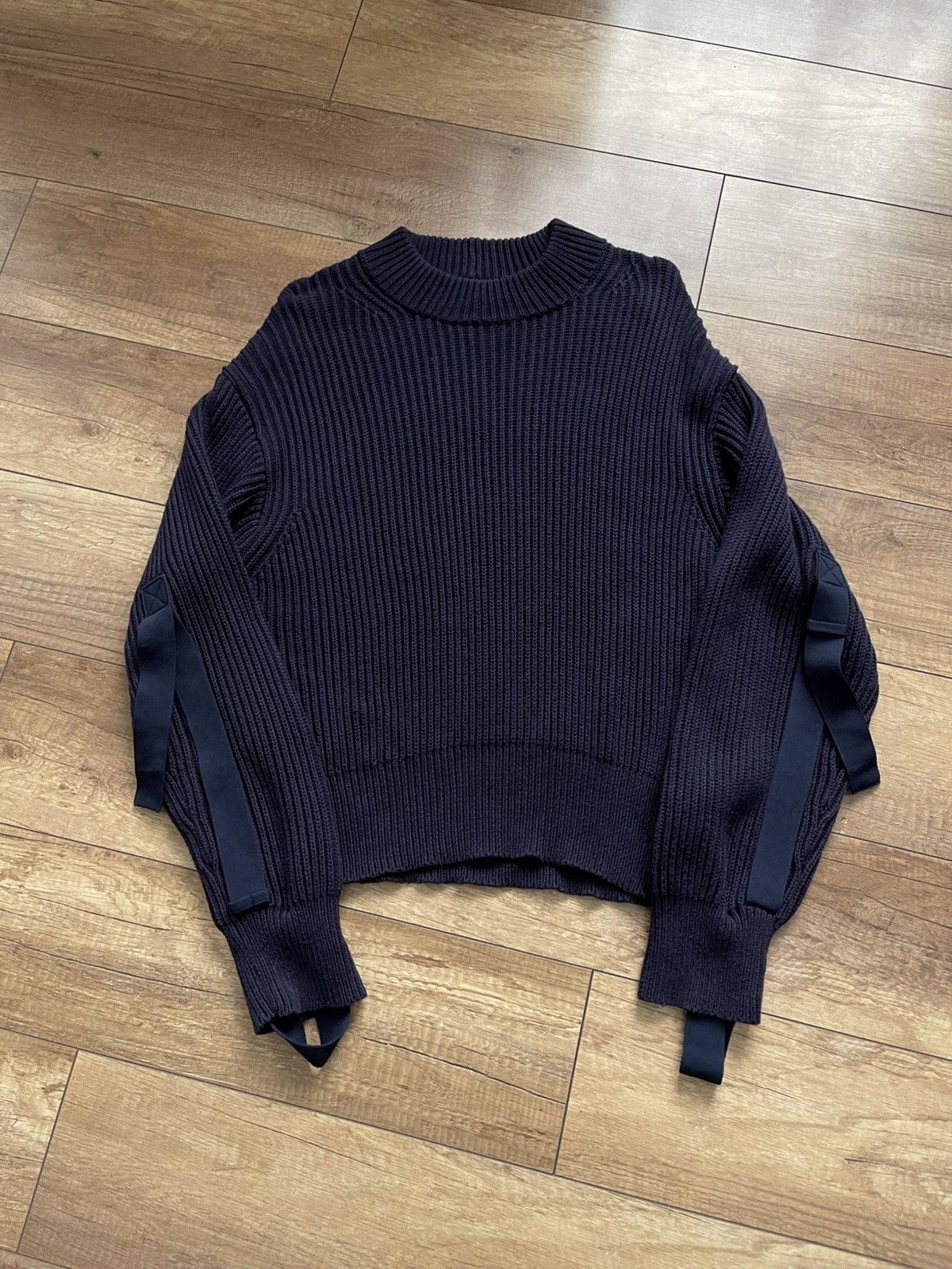 Helmut Lang Helmut Lang Wool Knit Sweater Turtleneck Size US M / EU 48-50 / 2 - 2 Thumbnail