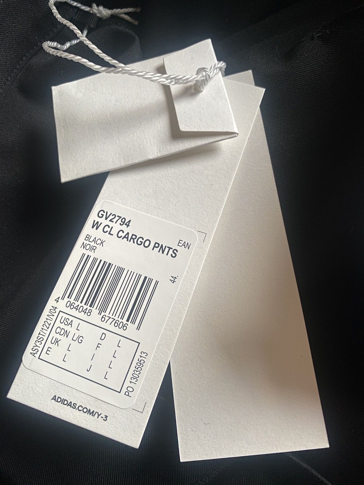 Adidas × Y-3 × Yohji Yamamoto Y-3 CLASSIC REFINED WOOL STRETCH CARGO PANTS Size 32" / US 10 / IT 46 - 11 Thumbnail