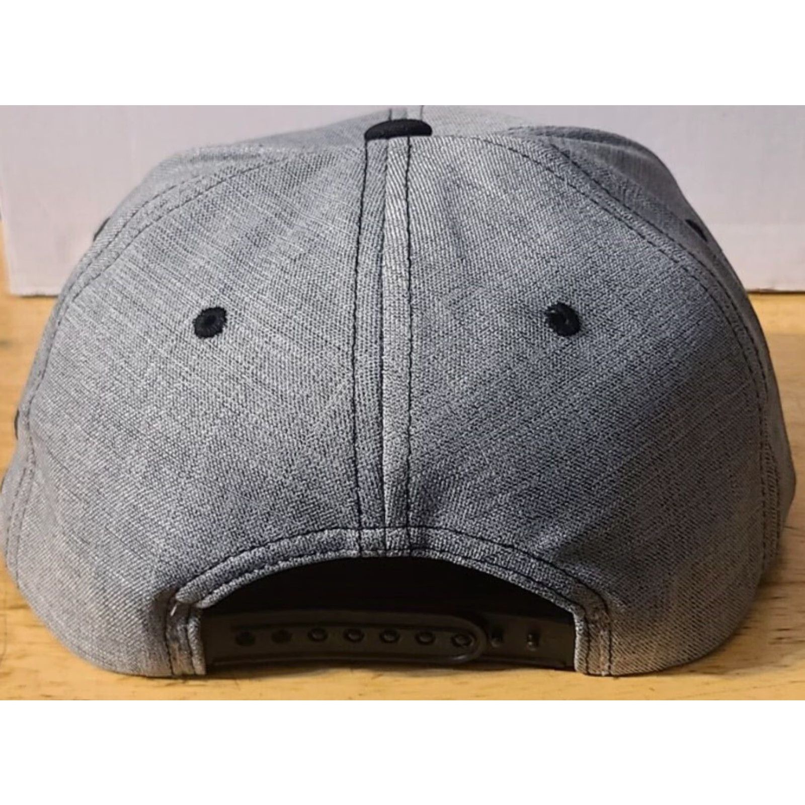 Vintage MARIJUANA LEAF WEED CANNABIS SNAPBACK BASEBALL CAP GRAY BLACK Size ONE SIZE - 3 Thumbnail