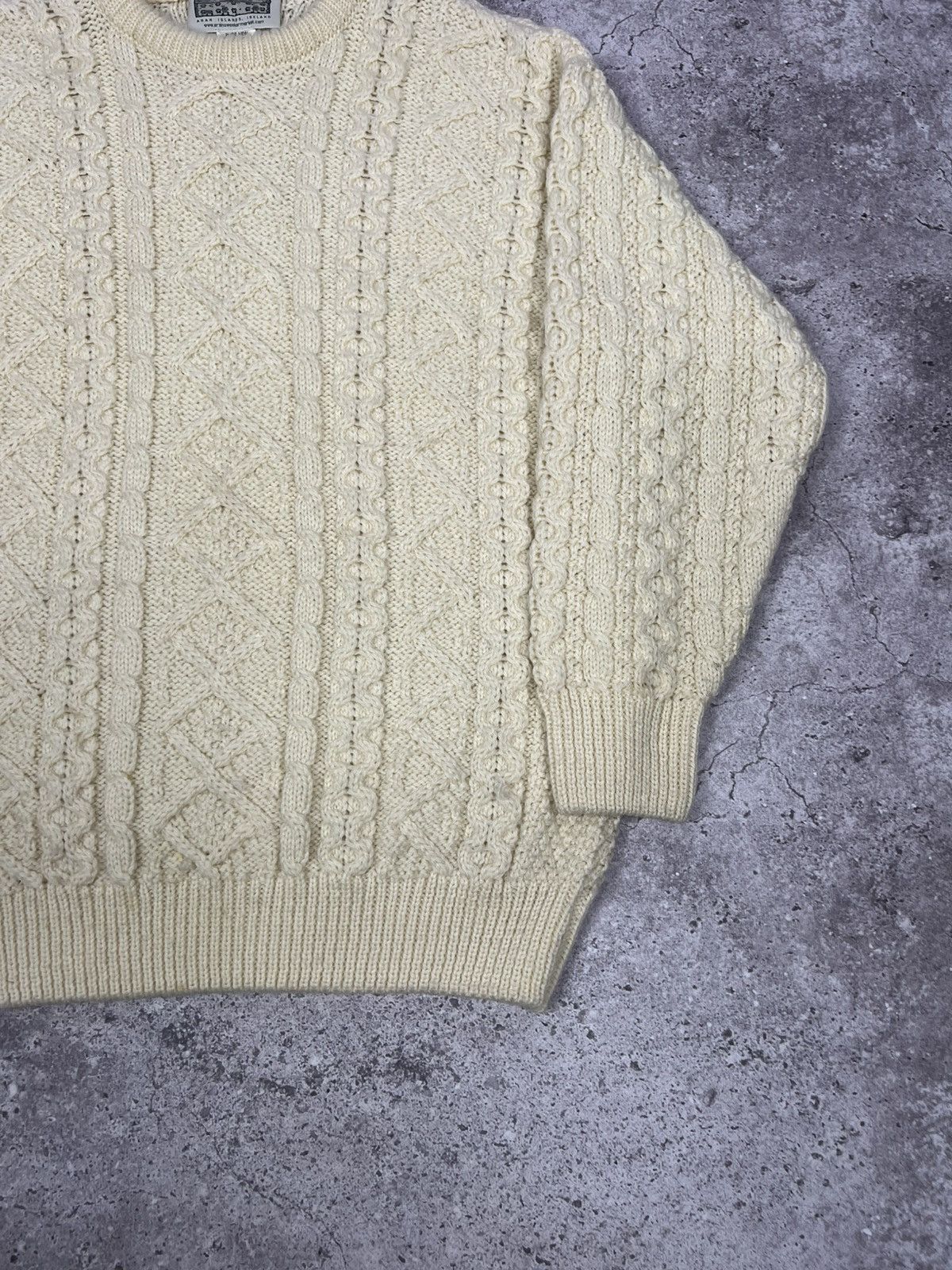 Aran Sweater Market Aran Sweater Market Women's Wool Knit Sweater Size M / US 6-8 / IT 42-44 - 6 Thumbnail
