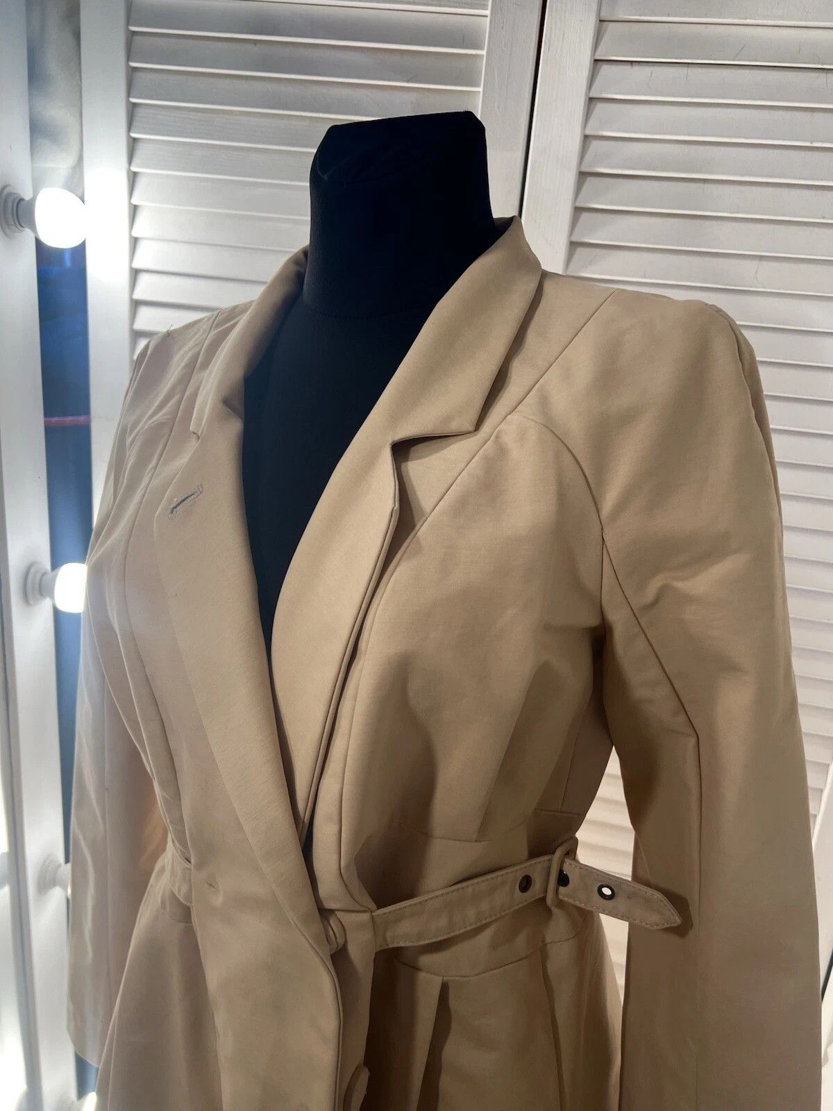 See by Chloe See by Chloé Women’s Trench Coat Cotton Camel – Size US 6 Size M / US 6-8 / IT 42-44 - 8 Thumbnail