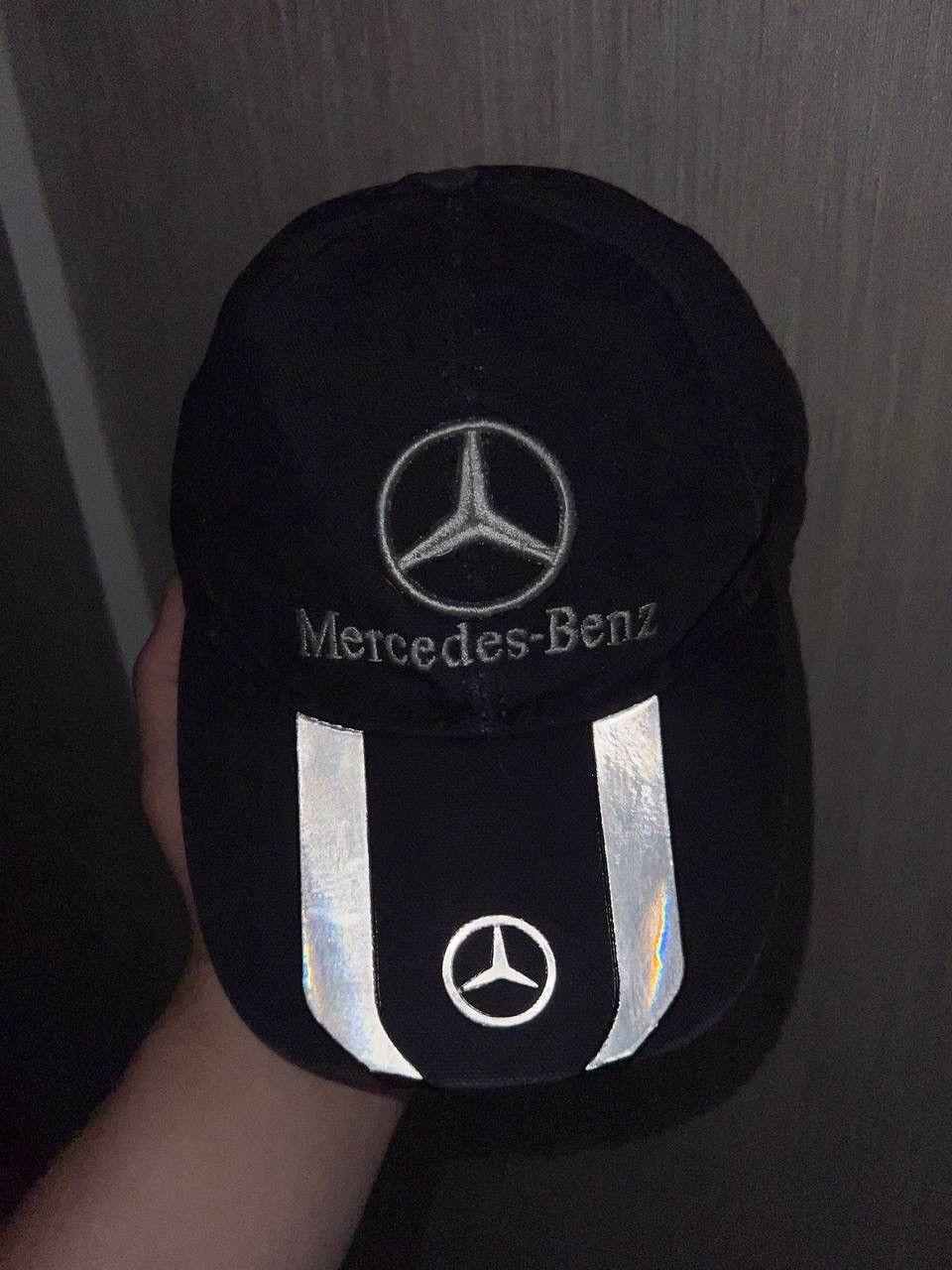 Mercedes-Benz Vintage Mercedes Benz Reflective Cap 90s navy Size ONE SIZE - 2 Thumbnail