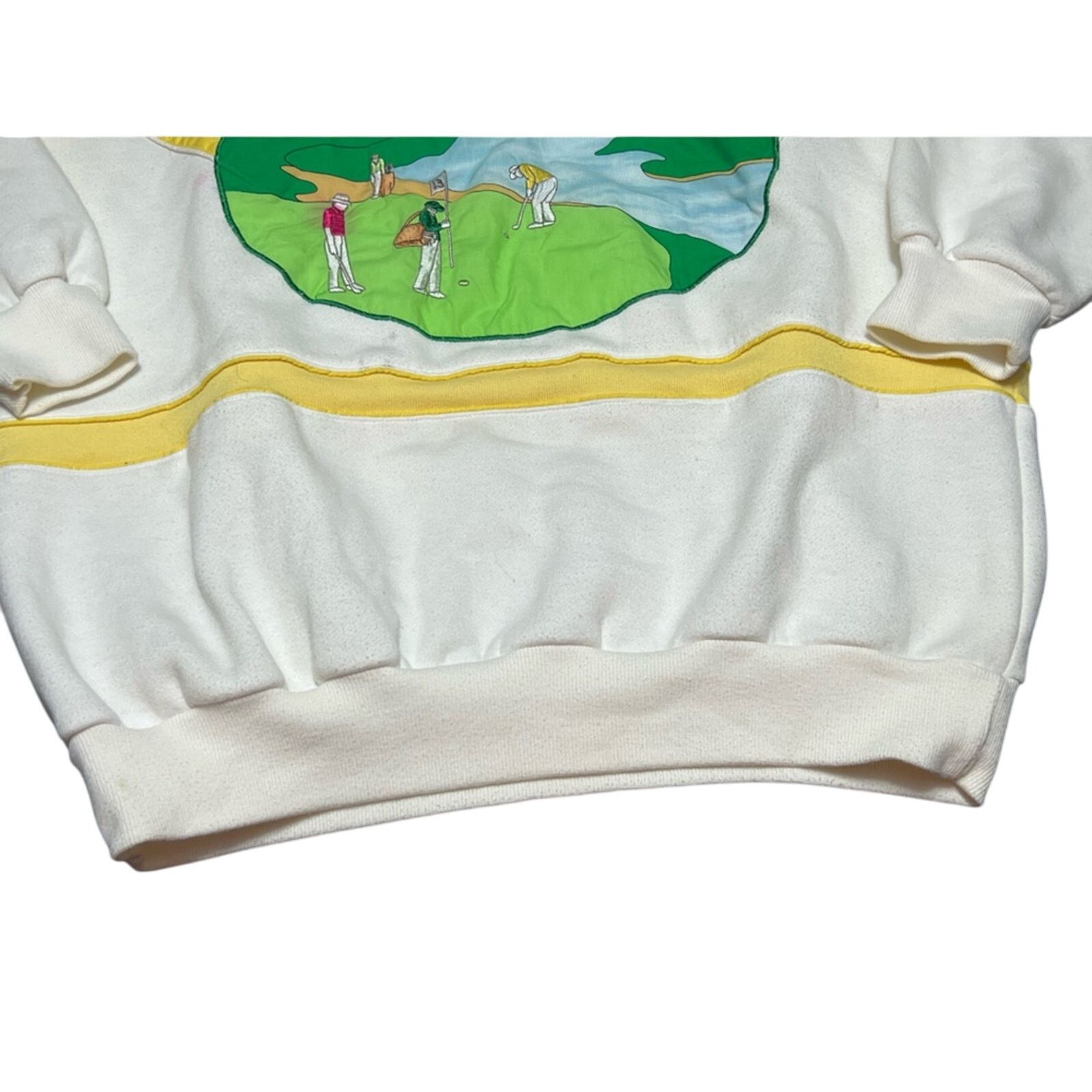 Adidas Adidas The Hills VTG 80's Golf Sweatshirt L Rare OG Beiber Size US L / EU 52-54 / 3 - 3 Thumbnail