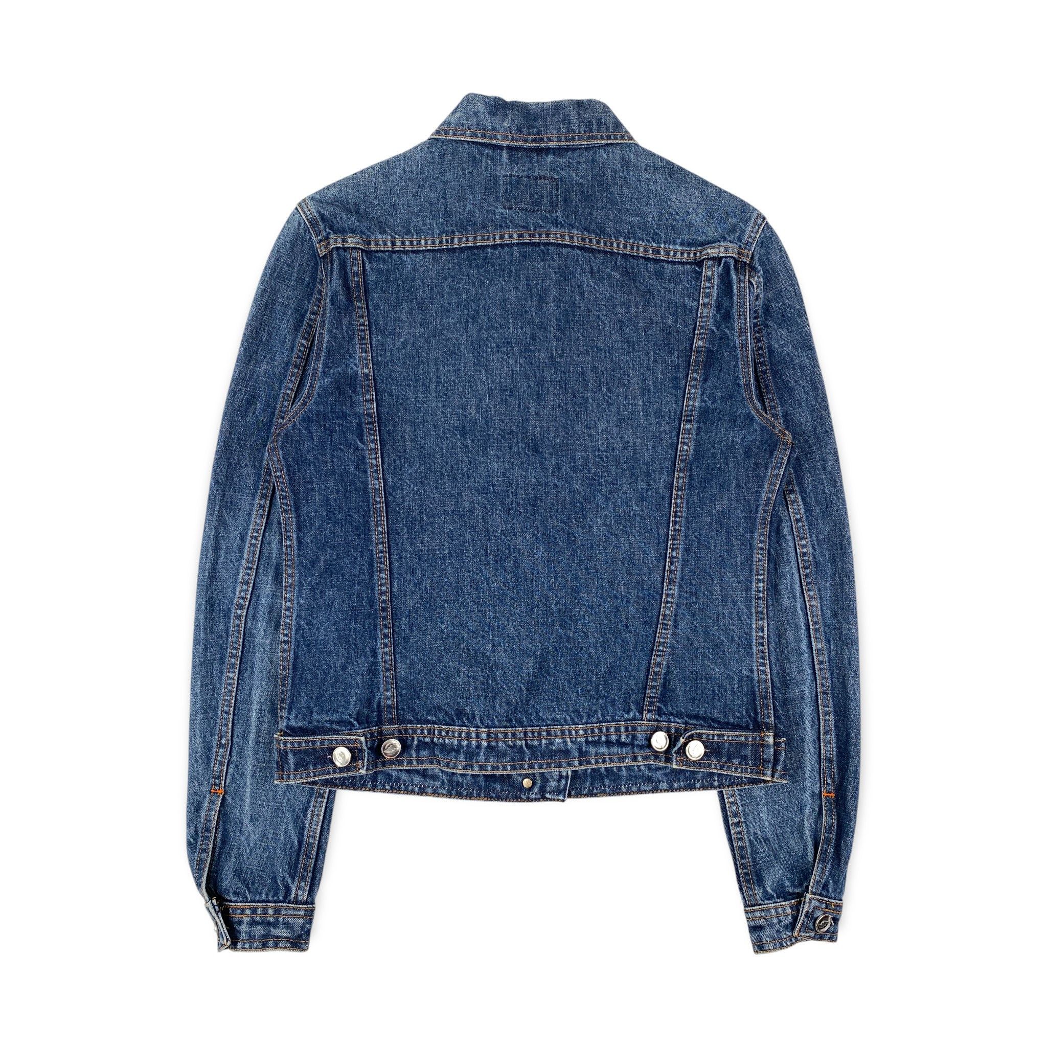 Walter Van Beirendonck Womens Cropped Two Pocket Denim Jacket Size S / US 4 / IT 40 - 2 Thumbnail
