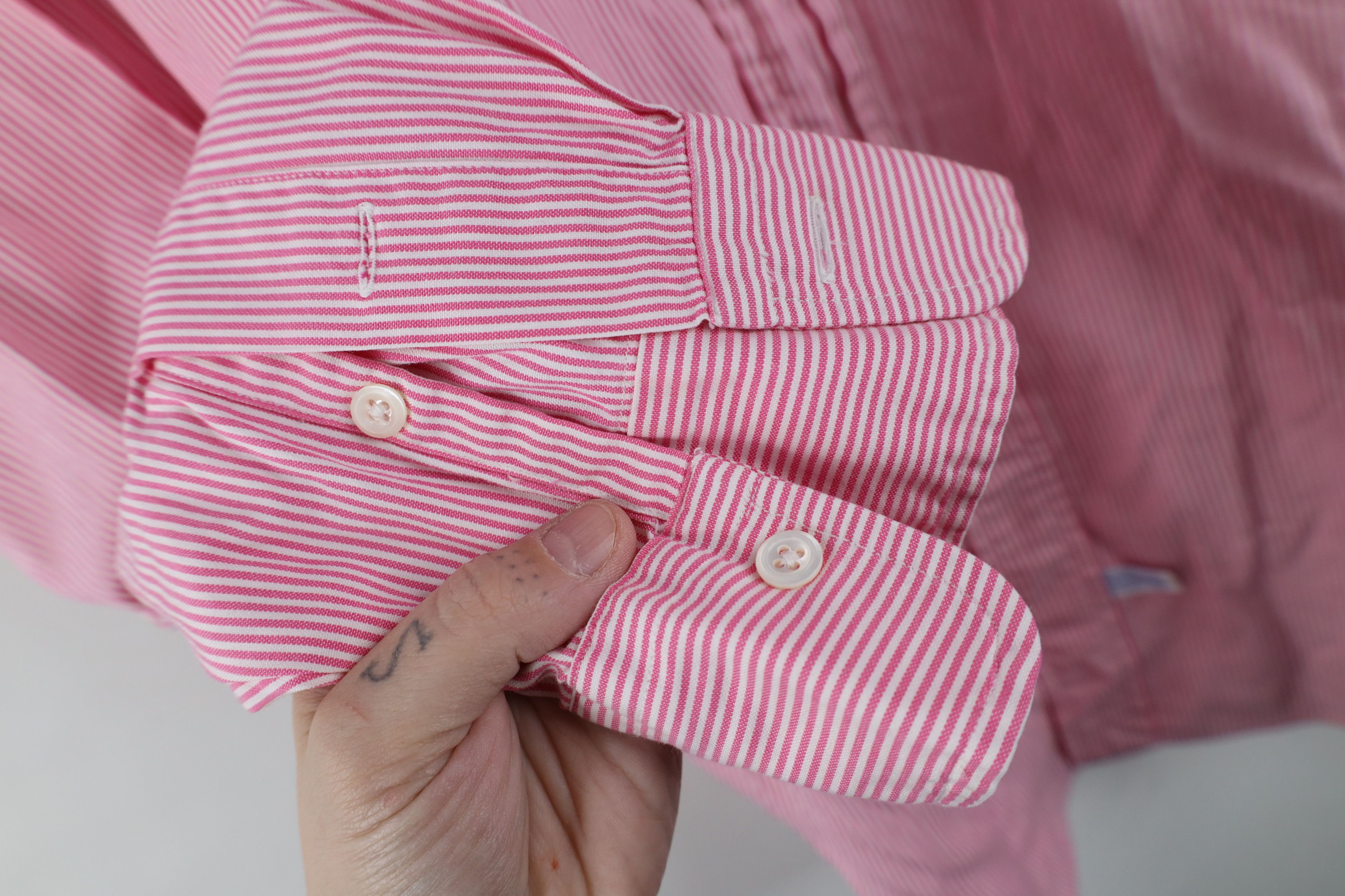 Ralph Lauren Vintage 70s 80s Ralph Lauren Collar Striped Button Shirt USA Size US M / EU 48-50 / 2 - 5 Thumbnail