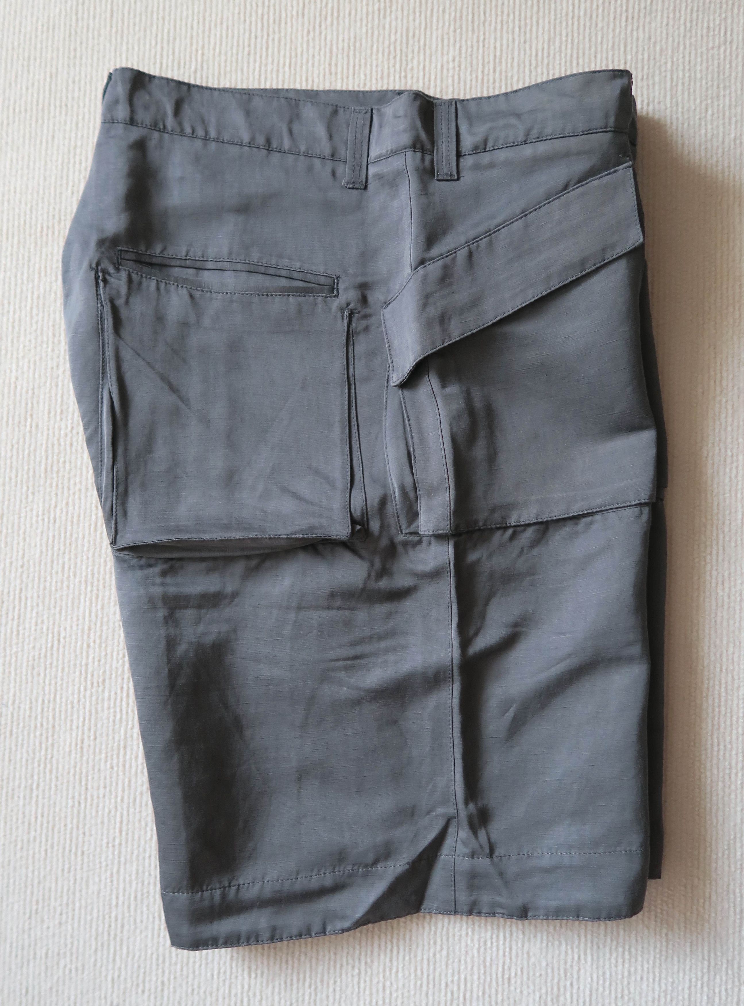 Versace Versace Coated Linen Blend Shorts Size US 36 / EU 52 - 5 Thumbnail