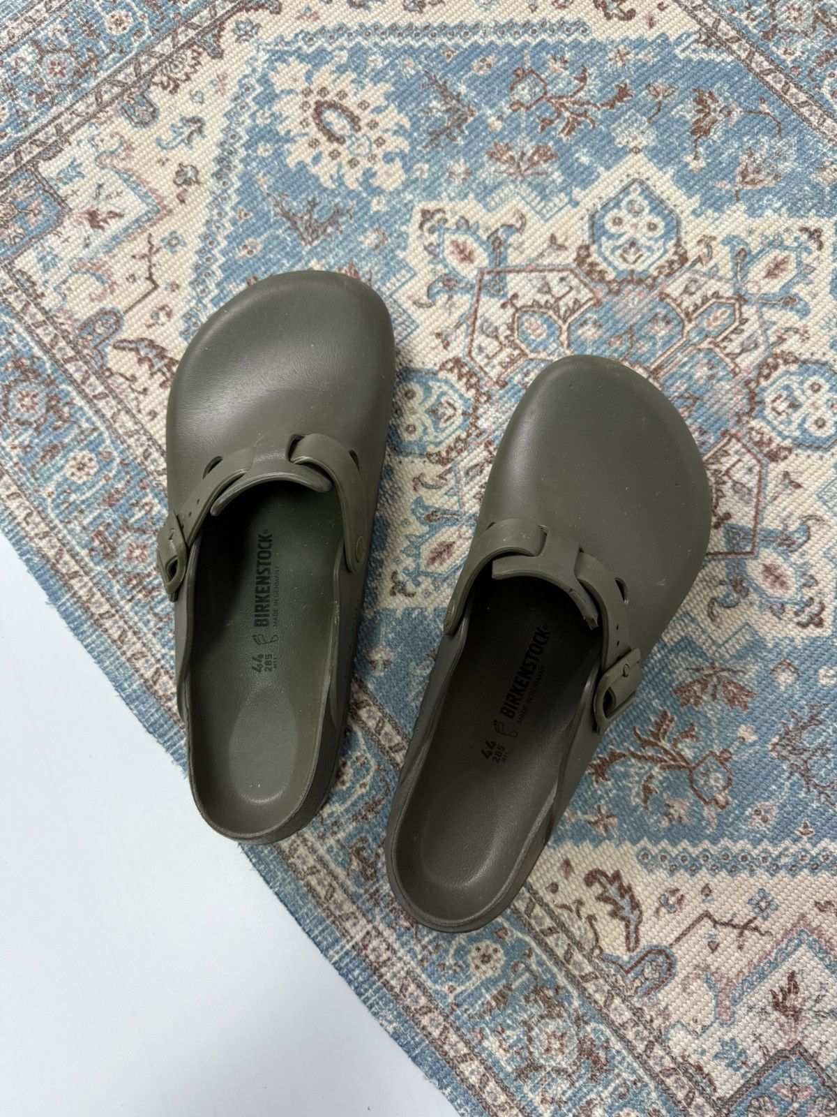 Birkenstock Birkenstock Boston Rubber Khaki Sandals Size US 10 / EU 43 - 9 Thumbnail