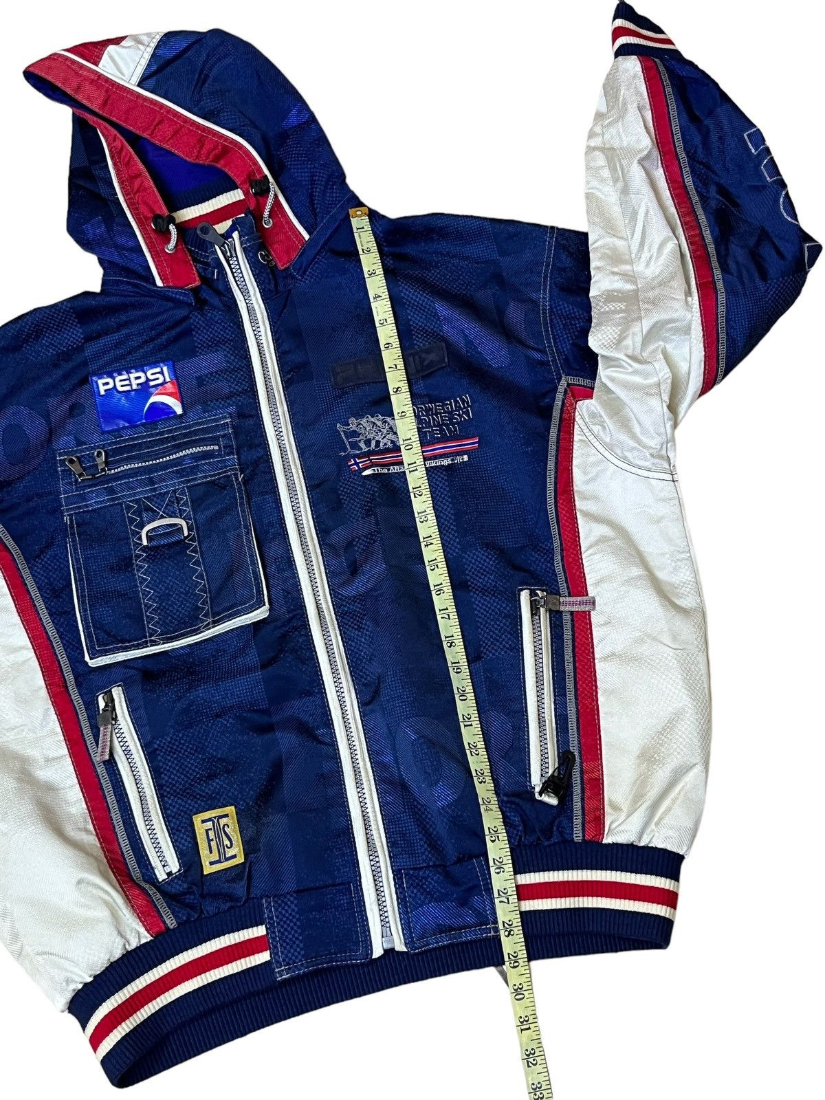 Japanese Brand VINTAGE PHENIX NORGE PEPSI NORWEGIAN ALPINE SKI TEAM JACKET Size US XXL / EU 58 / 5 - 16 Thumbnail