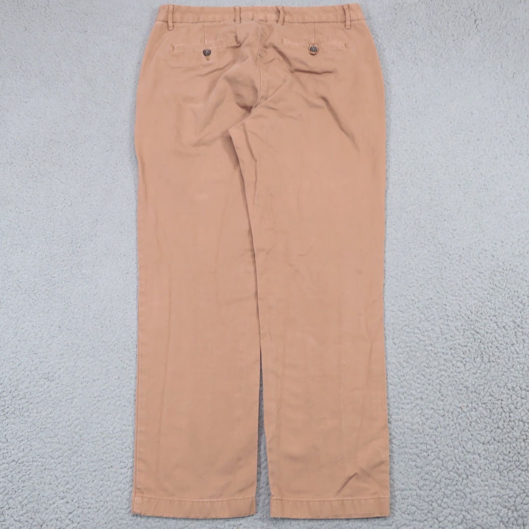 Vintage VINTAGE Peter Manning Pants Mens 33x28 Tobacco Brown Garment Dyed Chinos 5 Pocket Twill Shirt? Size US 33 - 2 Thumbnail