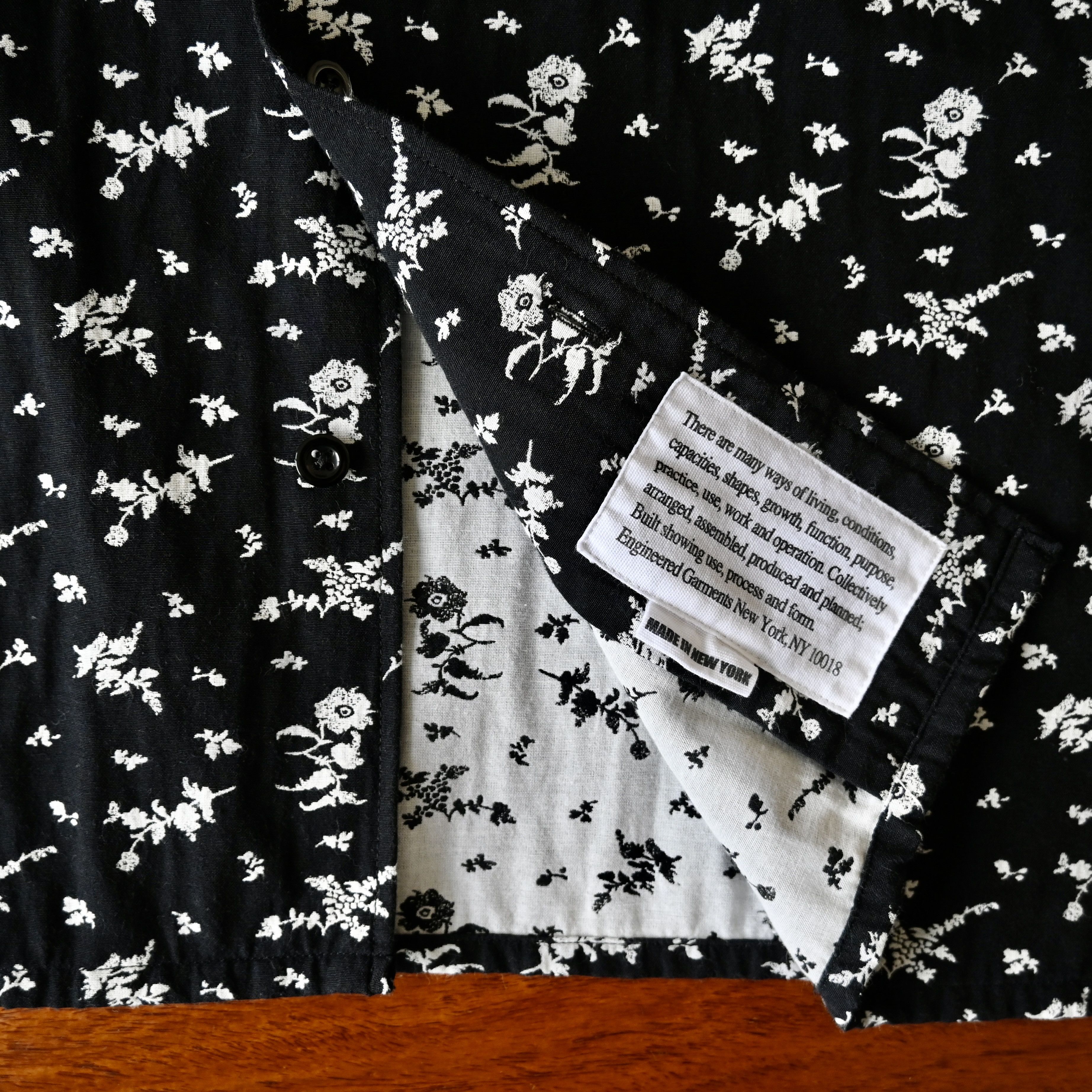 Engineered Garments Engineered Garments floral jacquard boxy shirt, oversized Size US M / EU 48-50 / 2 - 19 Thumbnail