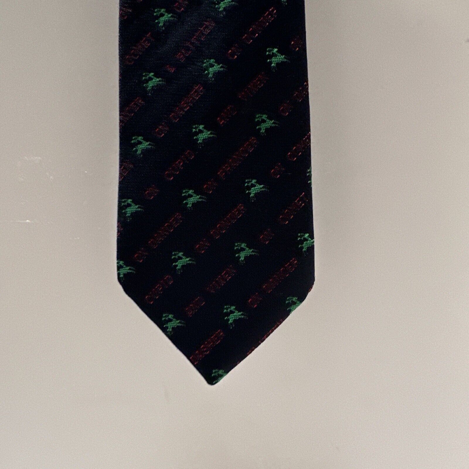 Vintage Vtg Reindeer Names Christmas Tie by Gallery Originals Size ONE SIZE - 1 Thumbnail