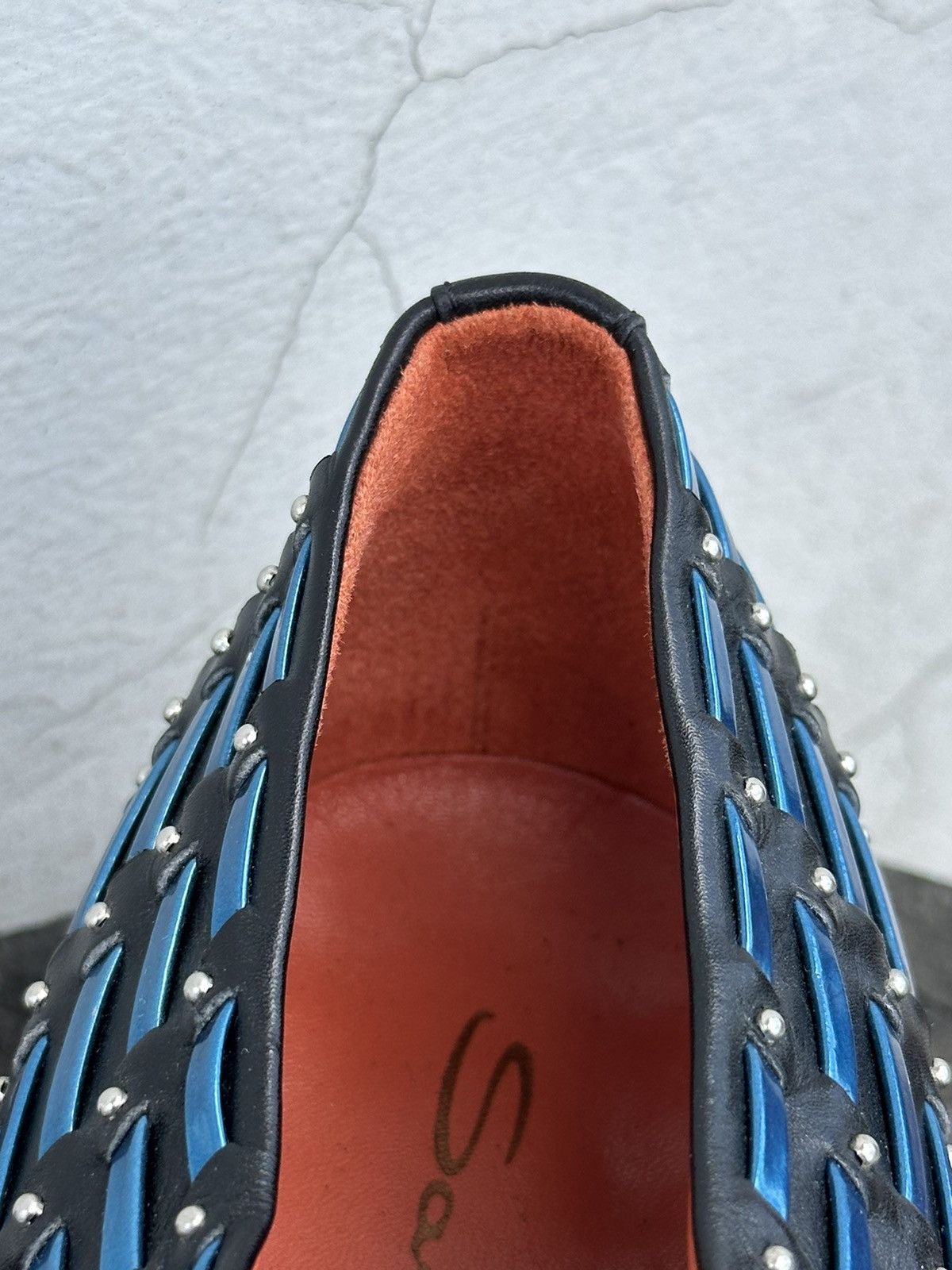 Santoni Santoni leather very rare classic shoes Size US 5.5 / EU 38 - 12 Thumbnail