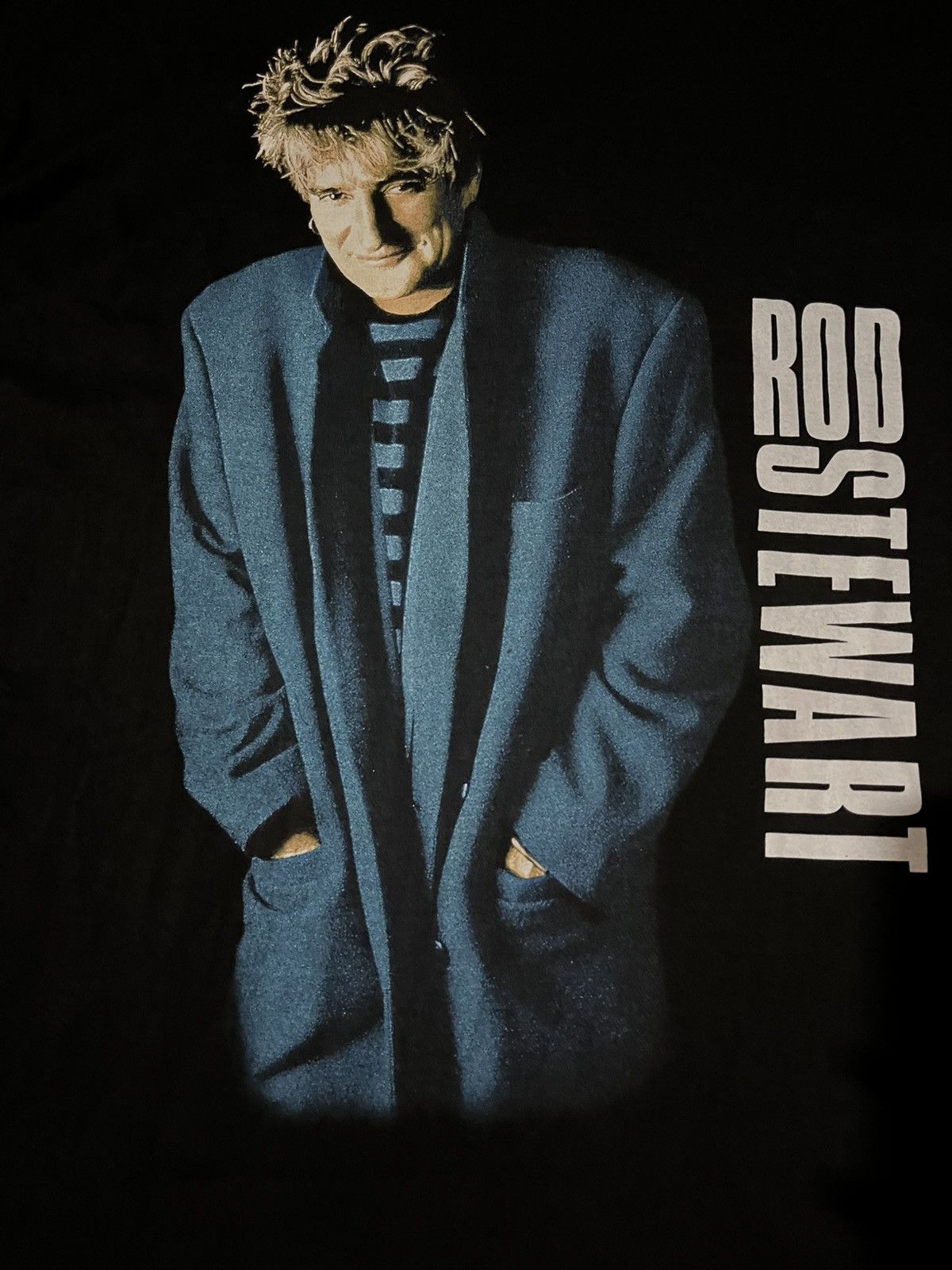 Band Tees × Vintage Vintage 90S Rod Stewart Tour Japan Tee Size US L / EU 52-54 / 3 - 1 Thumbnail