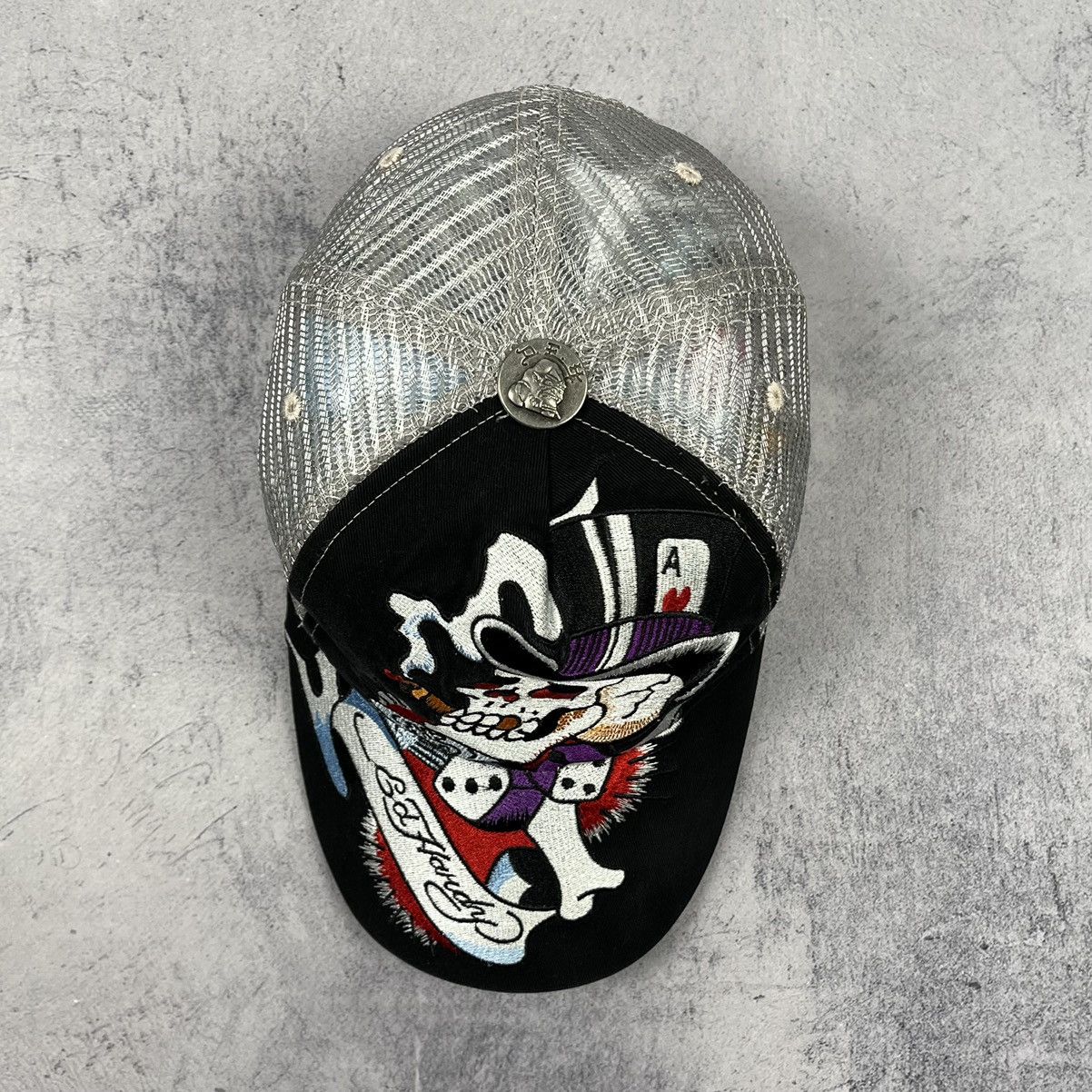 Ed Hardy Vintage Ed Hardy skulls y2k trucker cap 90’s Size ONE SIZE - 4 Thumbnail