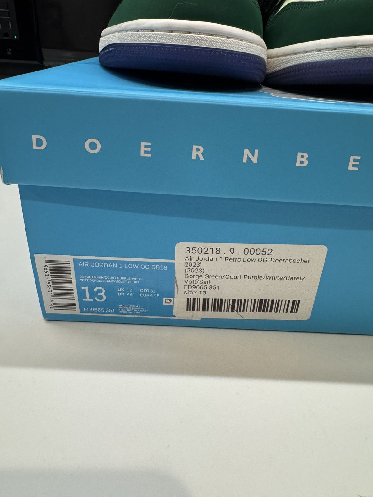 Jordan Brand Air Jordan 1 Low OG “Doernbecher 2023” – Size 13 Size US 13 / EU 46 - 20 Thumbnail
