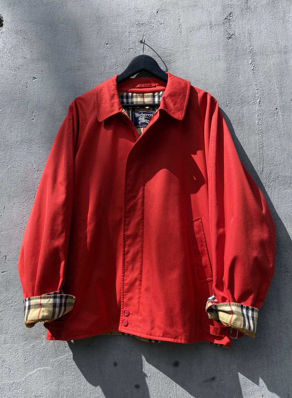 Burberry Vintage 90s BURBERRY Check Bomber Ted Jacket Size US L / EU 52-54 / 3 - 2 Thumbnail