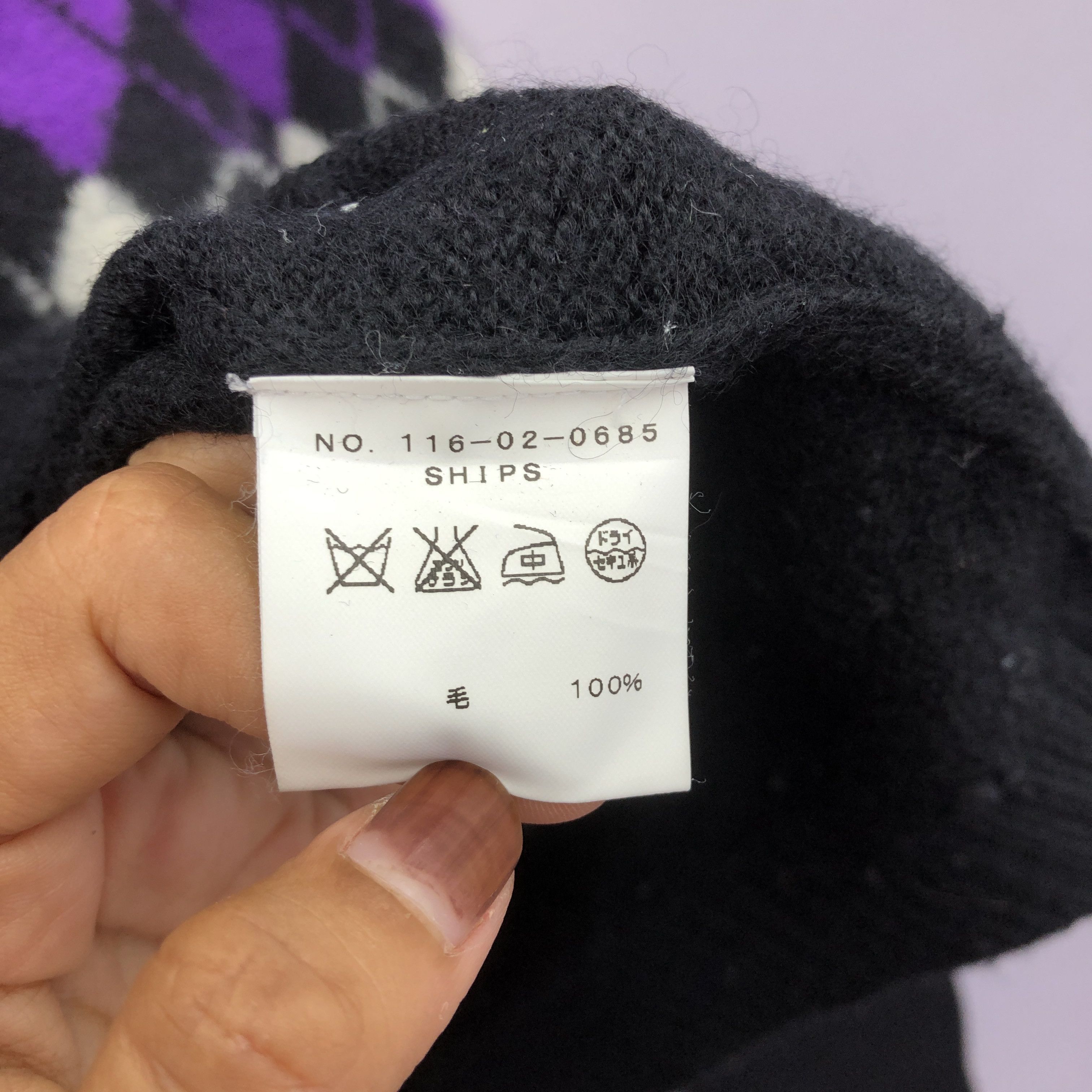SHIPS × Vintage Ships Aztec Pattern Japanese Knit Sweater Sweatshirt Jumper Size S / US 4 / IT 40 - 6 Thumbnail