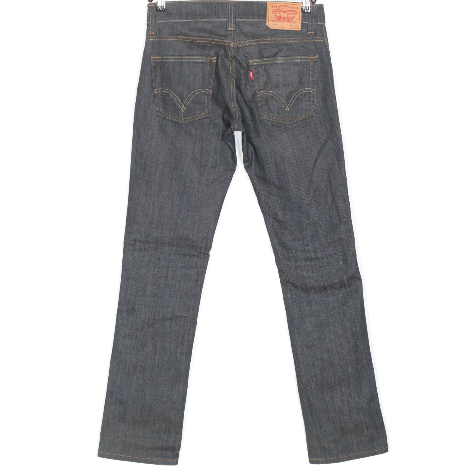 Levi's VINTAGE Levi’s 511 Jeans Men Slim Fit Blue 32/34 W32 L34 Distinctive Logo 5-Pocket Denim Stretch Straight Size US 32 / EU 48 - 3 Thumbnail