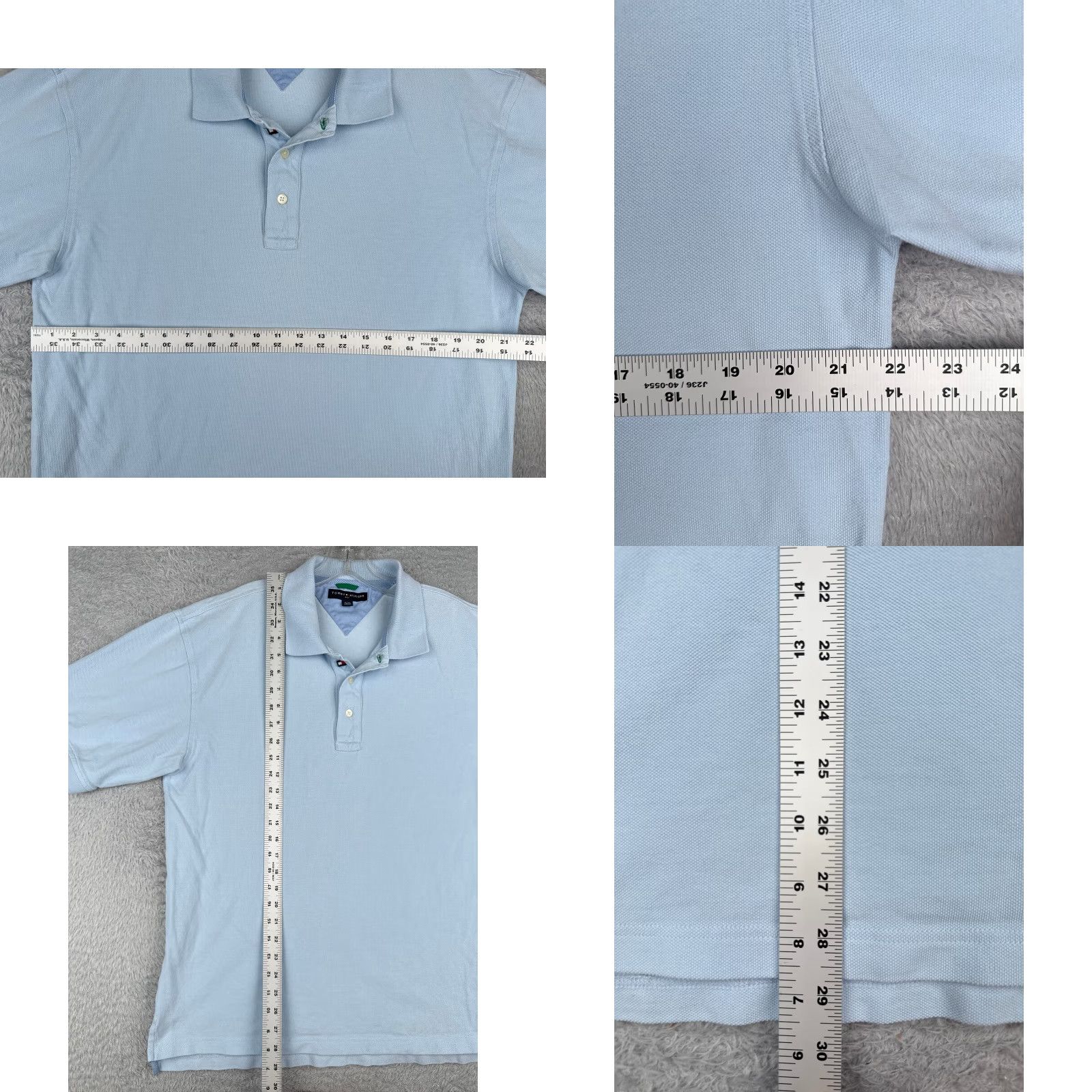 Tommy Hilfiger Tommy Hilfiger Polo Shirt Adult XL Blue 100% Cotton Golf Casual Mens Size US XL / EU 56 / 4 - 8 Thumbnail