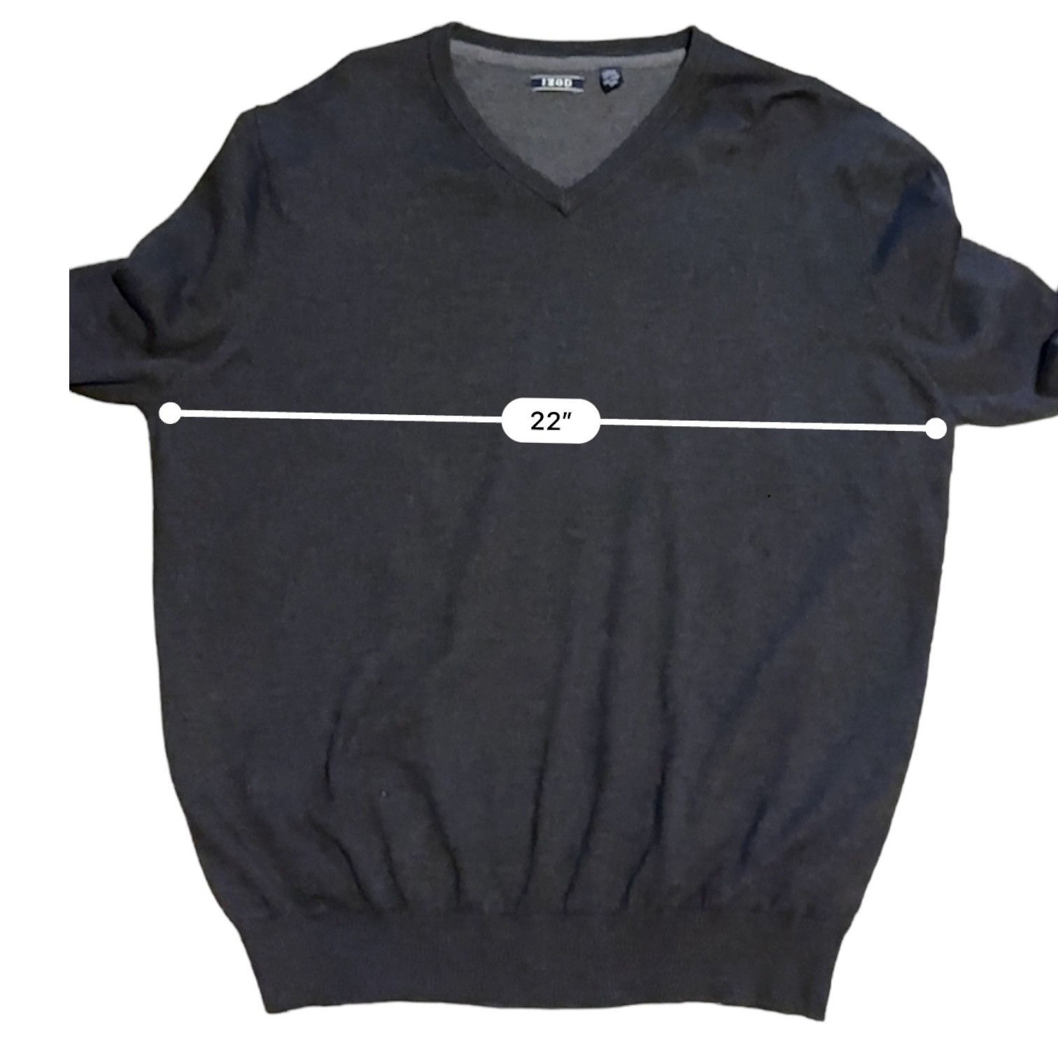 Izod Classic Izod Sweater Grey XXL V-Neck EUC Knit Warm Breathabl Size US XXL / EU 58 / 5 - 3 Thumbnail