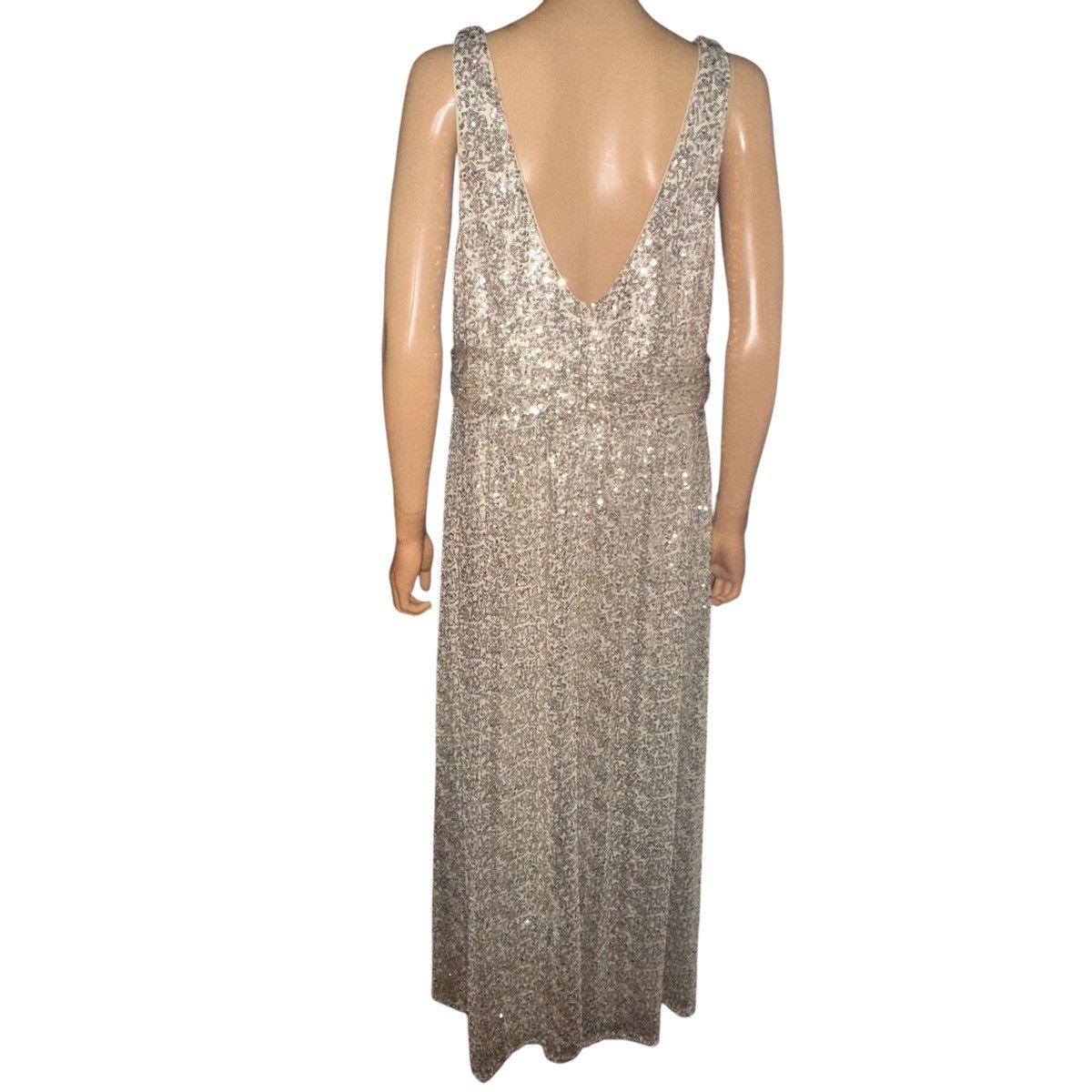 Other David’s bridal sleeveless gold sequined formal gown Size XXL / US 16-18 / IT 52-54 - 5 Thumbnail