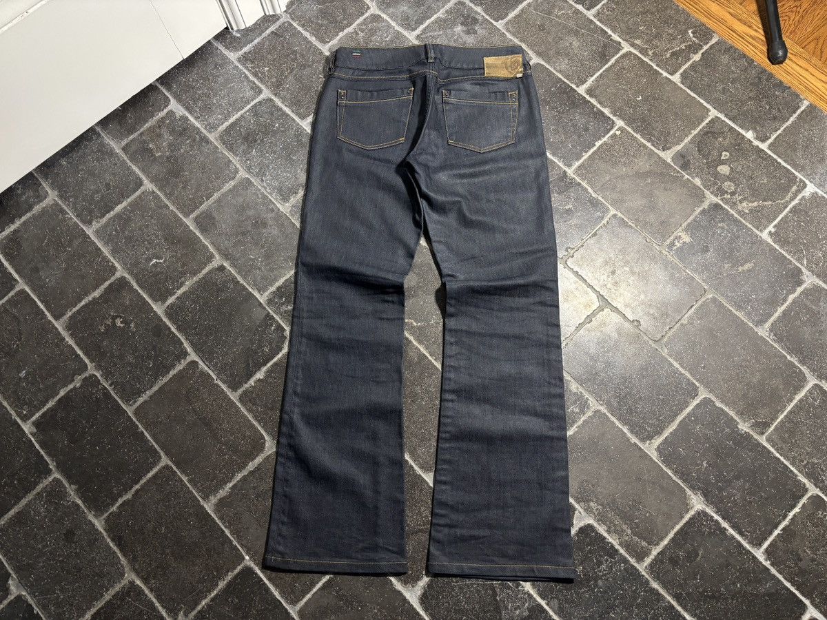 Diesel 2004 Diesel Jeans Ronhar Waxed Luster Slimane Flared VIntage Size US 31 - 20 Thumbnail