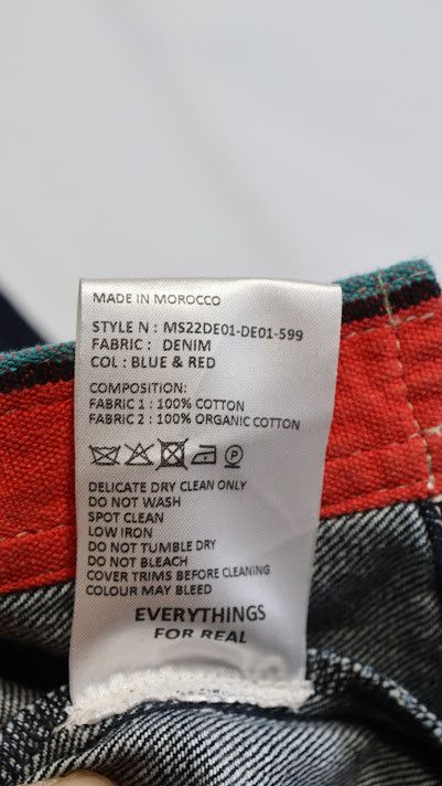 Wales Bonner o1rshd1 Cotonou Denim Shirt in Blue/Red Size US S / EU 44-46 / 1 - 10 Thumbnail