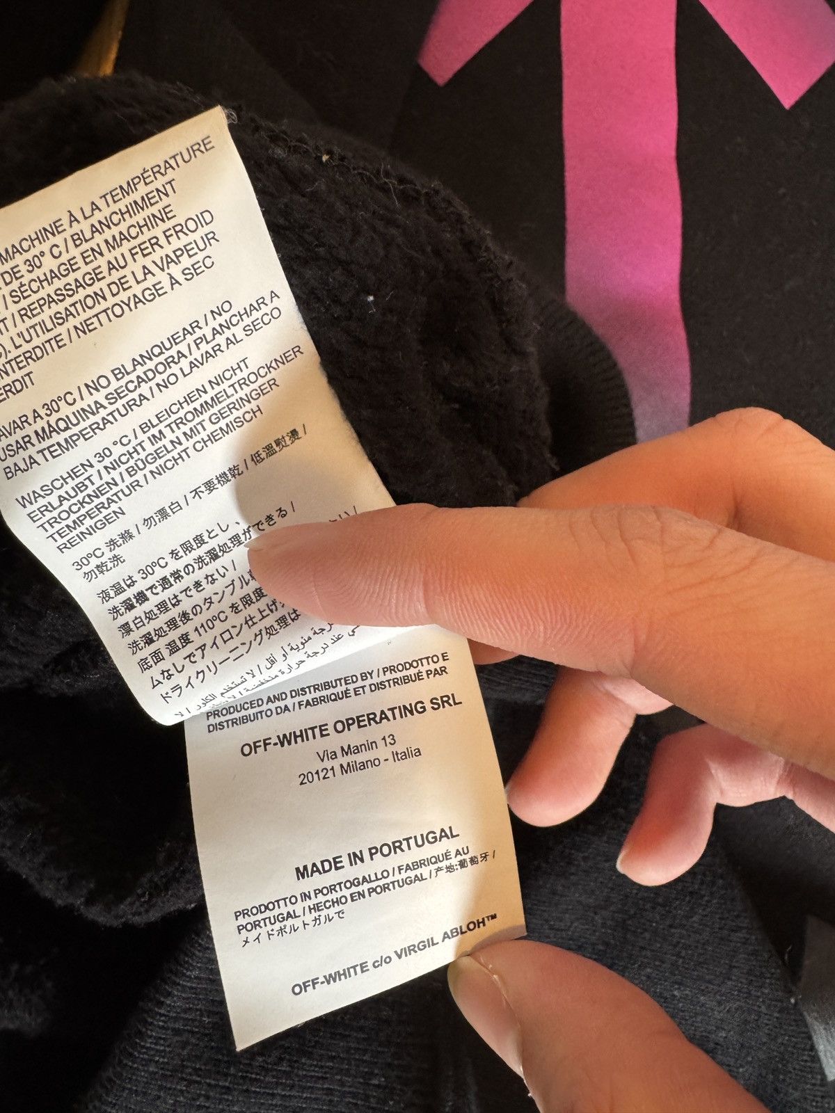 Off-White Off-White “Business Casual” Gradient Cross Print Crewneck Size US S / EU 44-46 / 1 - 11 Thumbnail