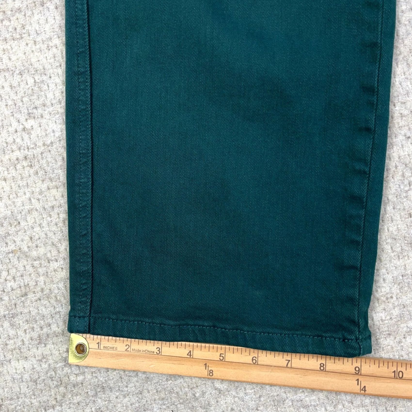 Vintage Judy Blue Jeans Women 28 Green Wide-Leg Denim 5-Pocket High Rise Stretch Comfortable Modern Classic Shoes Size 28" / US 6 / IT 42 - 5 Thumbnail