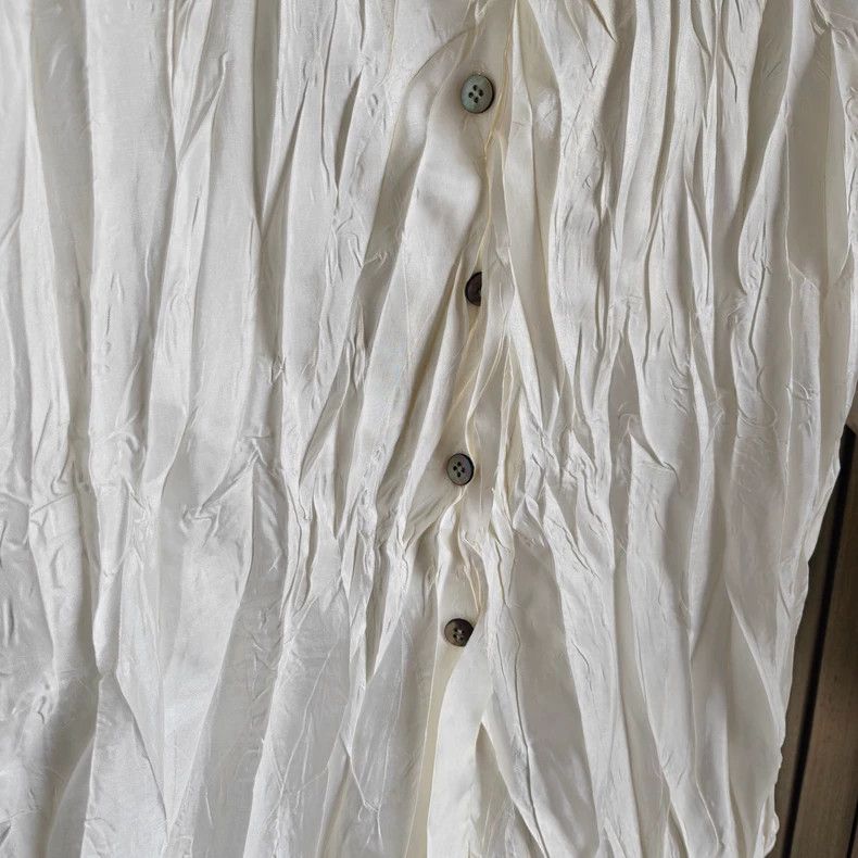 Issey Miyake Issey Miyake White shirt jacket Size L / US 10 / IT 46 - 3 Thumbnail