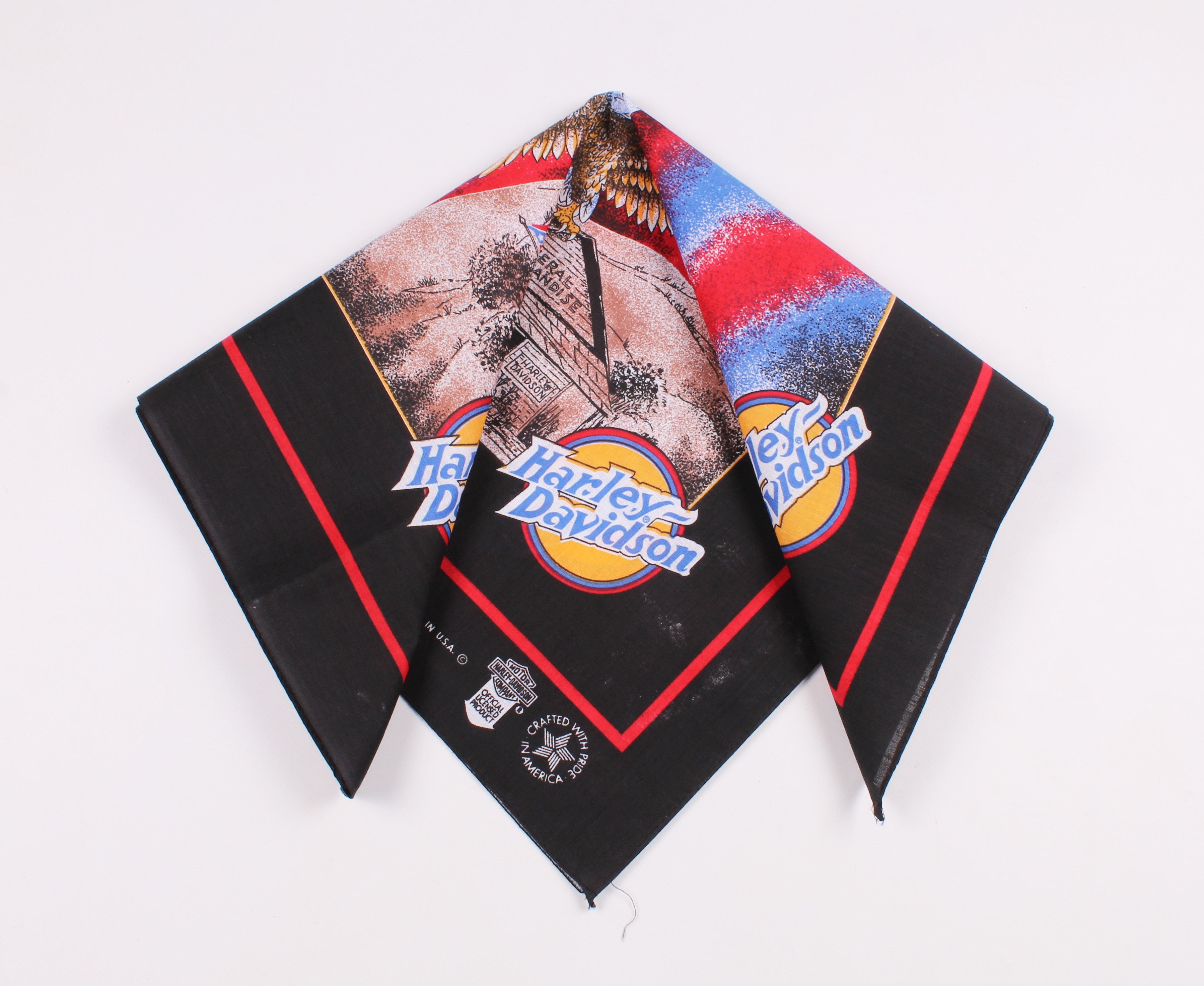 Harley Davidson Vintage Harley Davidson Eagle Bandana Size ONE SIZE - 8 Thumbnail