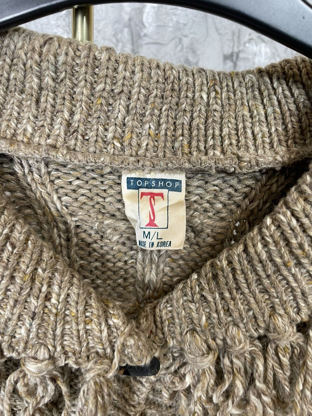 Junya Watanabe × Vintage Vintage 80s Knit Cropped Cardigan Kapital Japanese Style Size US M / EU 48-50 / 2 - 9 Thumbnail