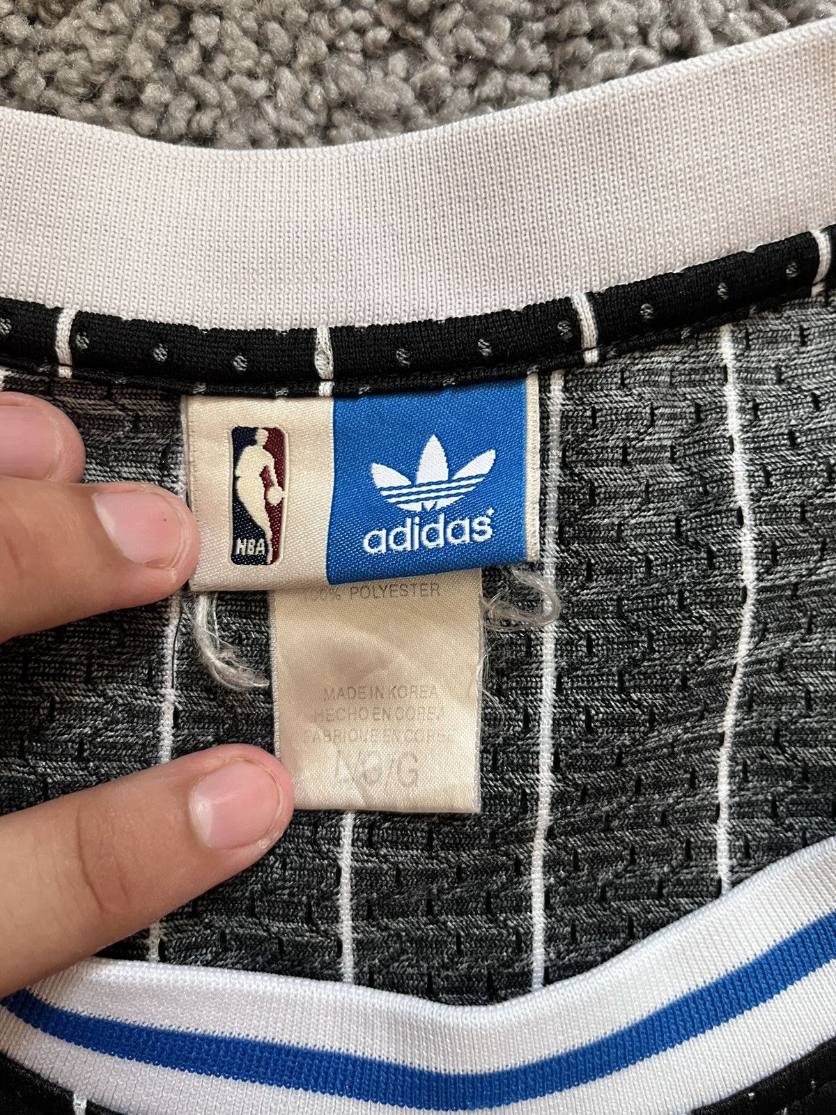 Adidas × NBA × Vintage Vintage Adidas #12 Howard Orlando Magic NBA Jersey 1989-1990 Size US L / EU 52-54 / 3 - 3 Thumbnail