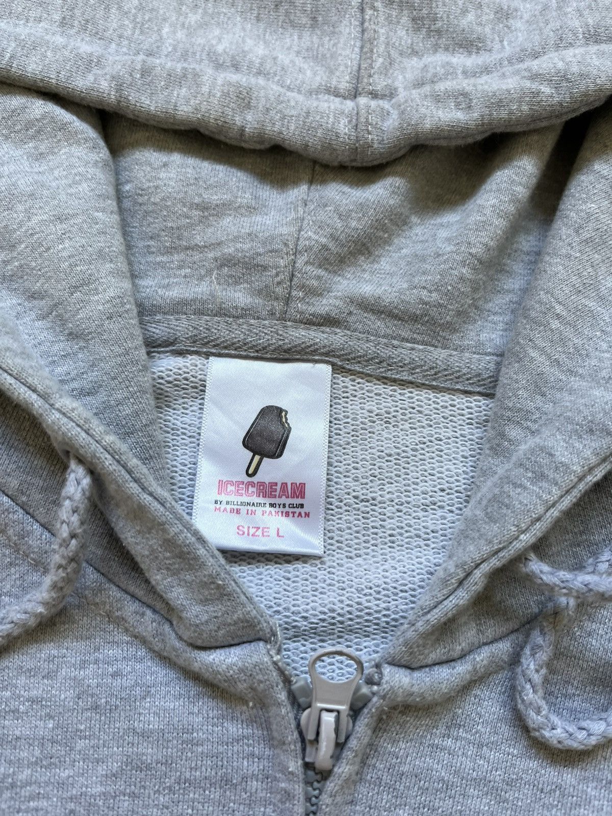 Icecream Icecream Billy Patch Zip-Up Hoodie - Heather Grey Size US L / EU 52-54 / 3 - 3 Thumbnail