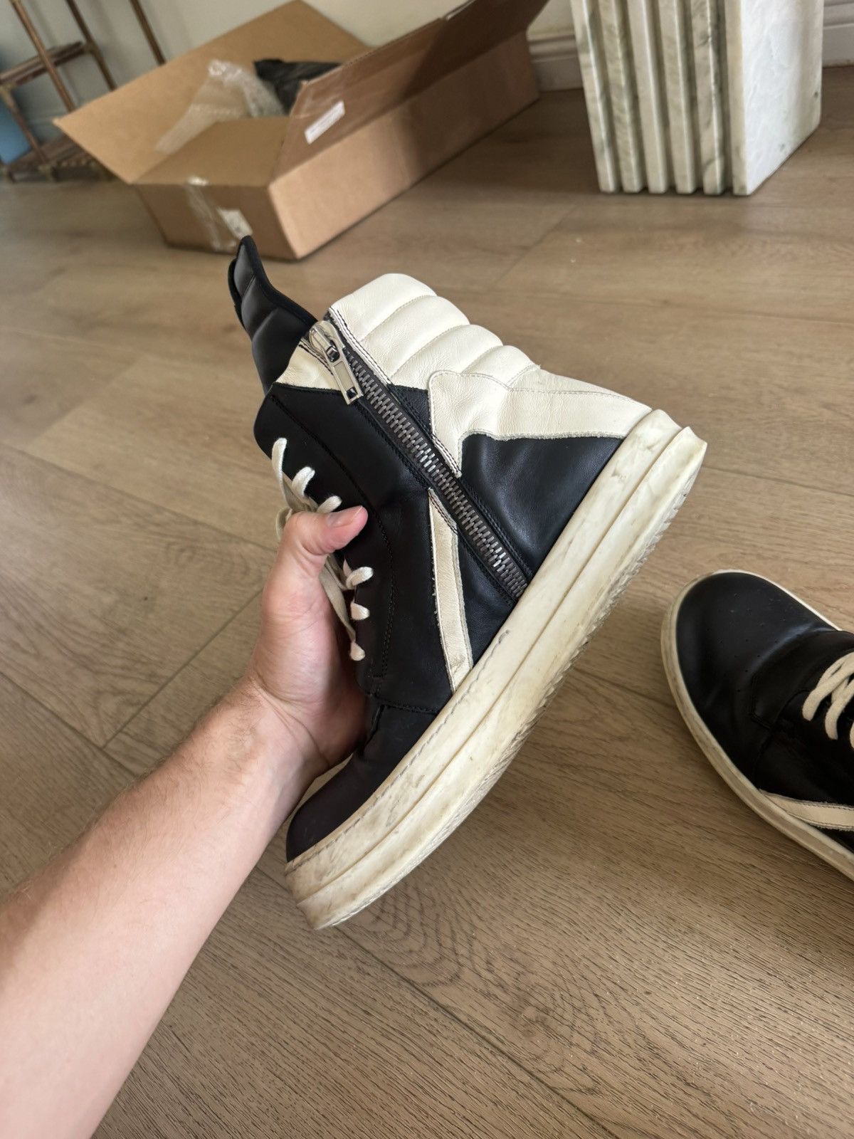 Rick Owens Geobaskets 43 Size US 10 / EU 43 - 7 Thumbnail