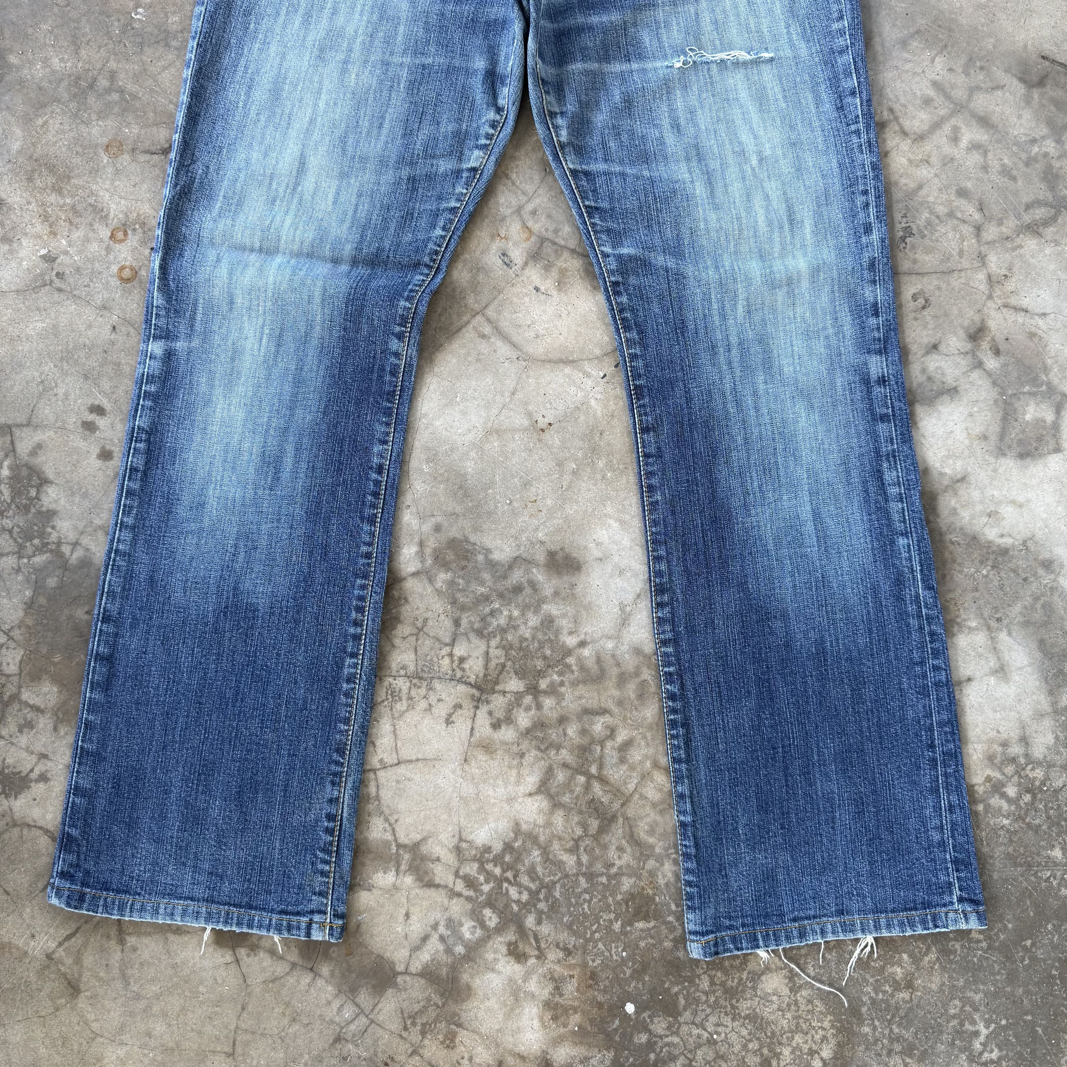 Japanese Brand W36 Vintage Japanese Flare Denim Faded Jean Pants Size US 36 / EU 52 - 4 Thumbnail