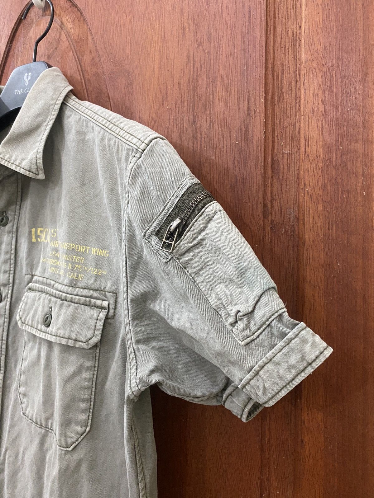 Avirex Avirex Vintage Faded Army Uniform Shirt Size US M / EU 48-50 / 2 - 4 Thumbnail
