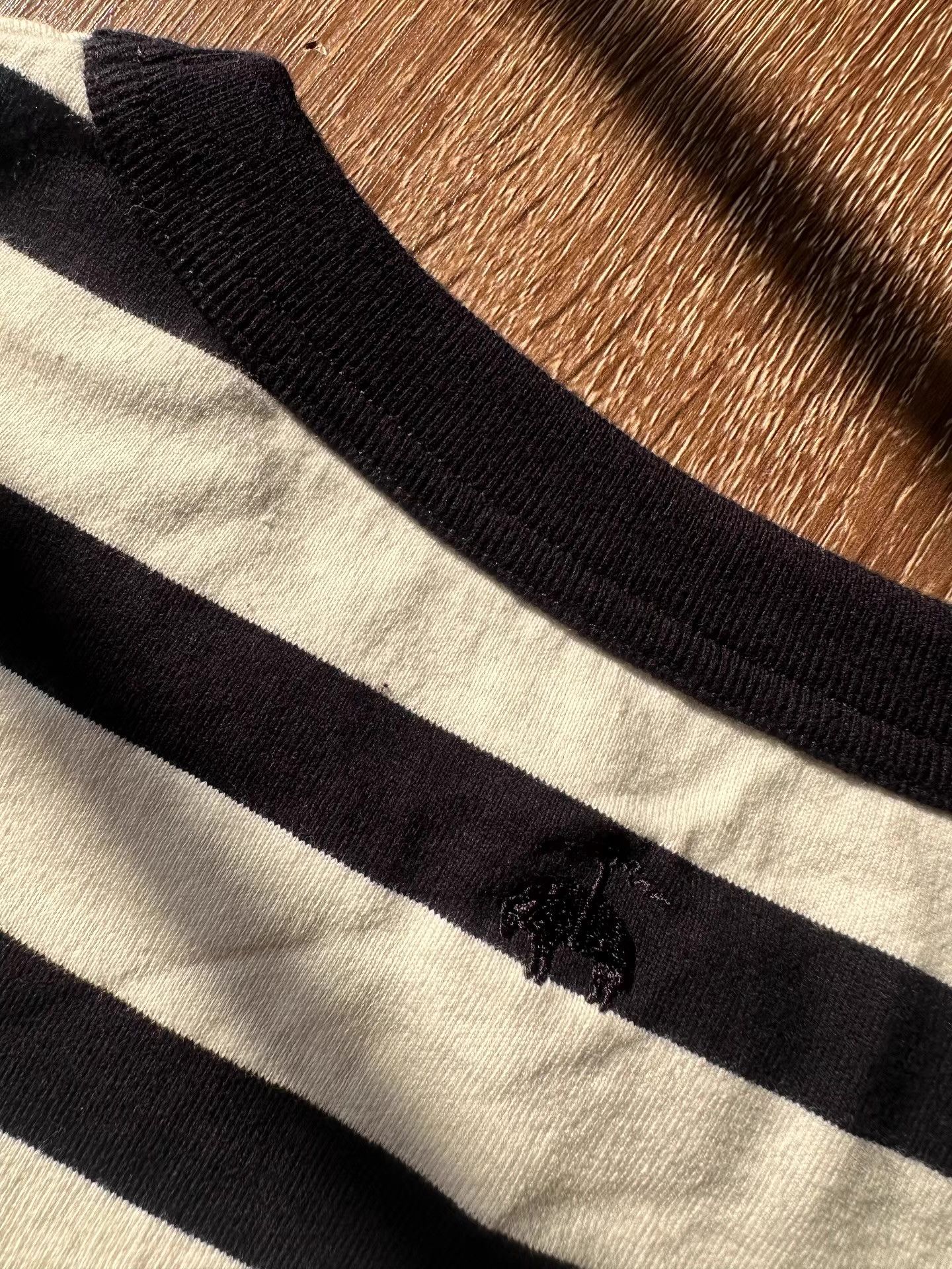 Brooks Brothers Snoopy Embroidered Breton Striped T-shirt Ｑ22 Size US M / EU 48-50 / 2 - 3 Thumbnail