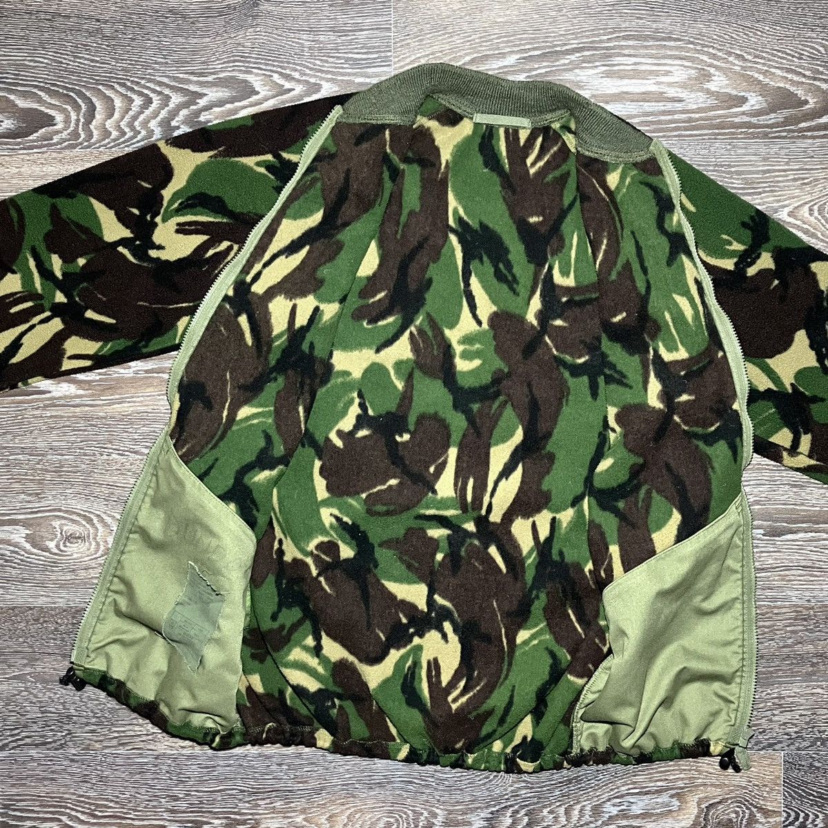 Vintage 90s NATO British Army DPM Camo Fleece Bomber DCTA Jacket Size US M / EU 48-50 / 2 - 5 Thumbnail