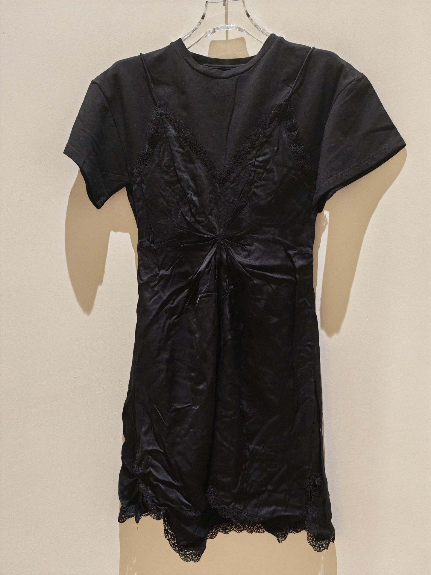 cottle Cottia London Black Two-Piece Look Dress Size S / US 4 / IT 40 - 1 Thumbnail